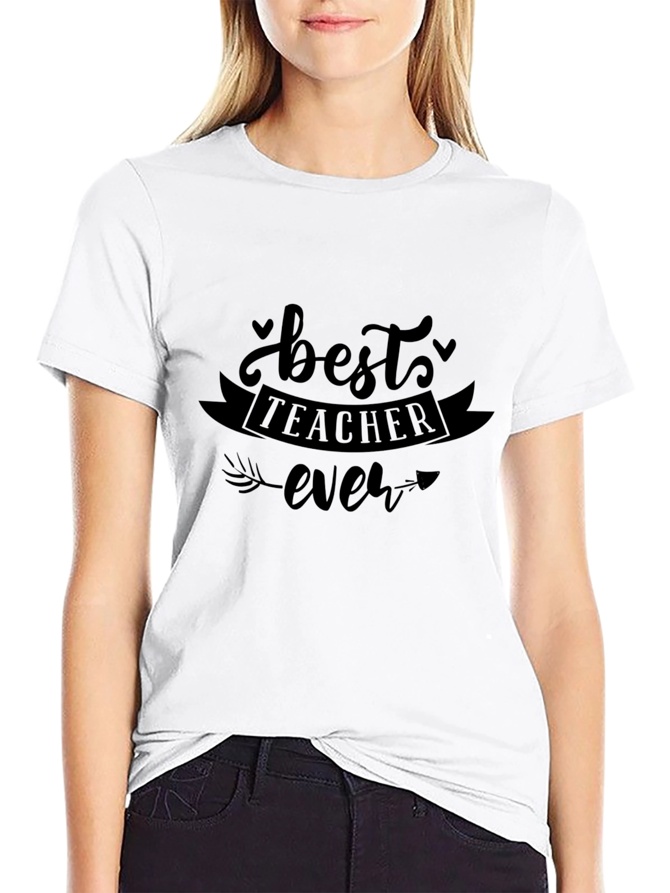 Best Teacher Ever Black T-Shirt