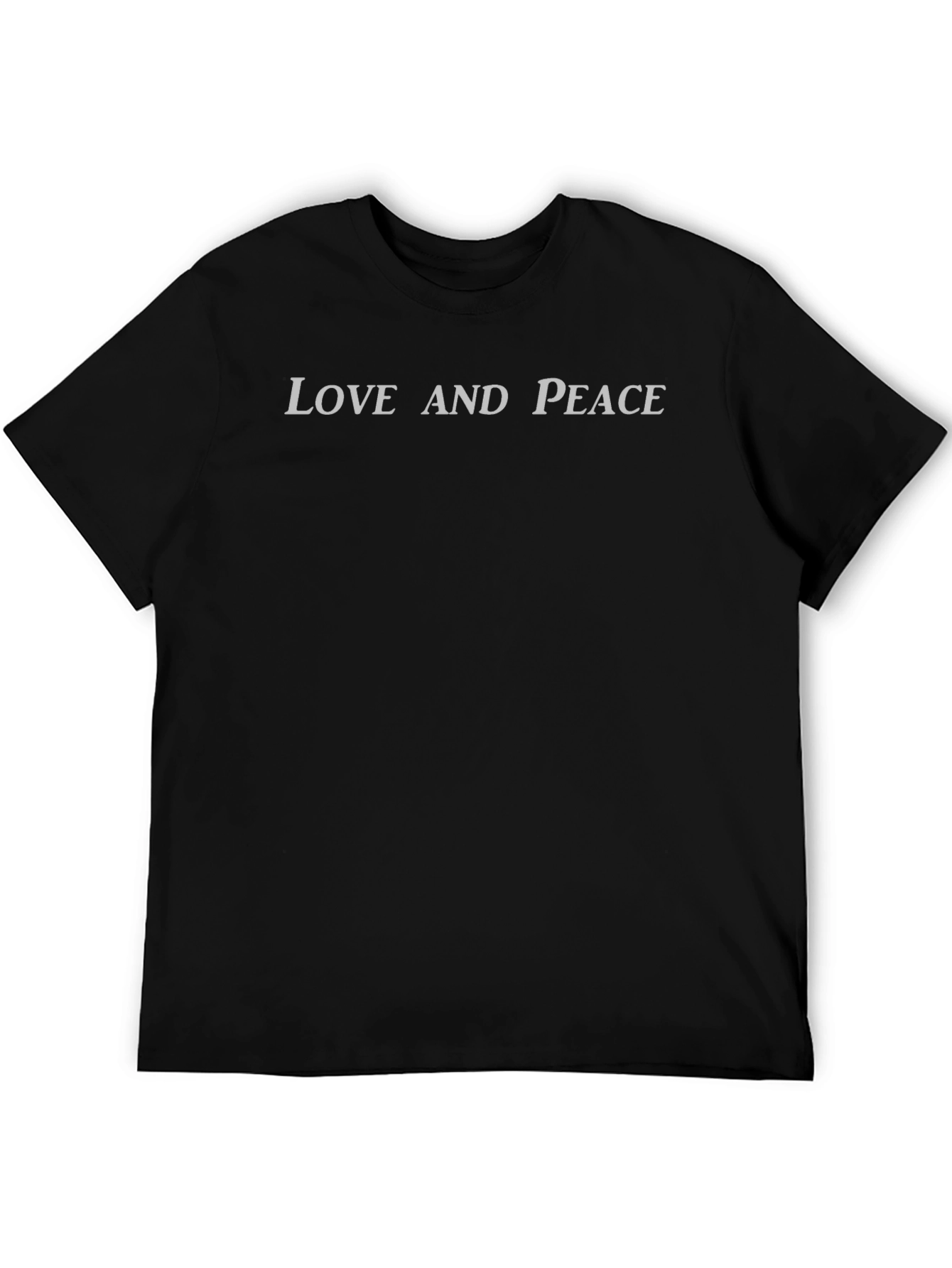 Love and Peace Graphic Tee - Casual Comfort