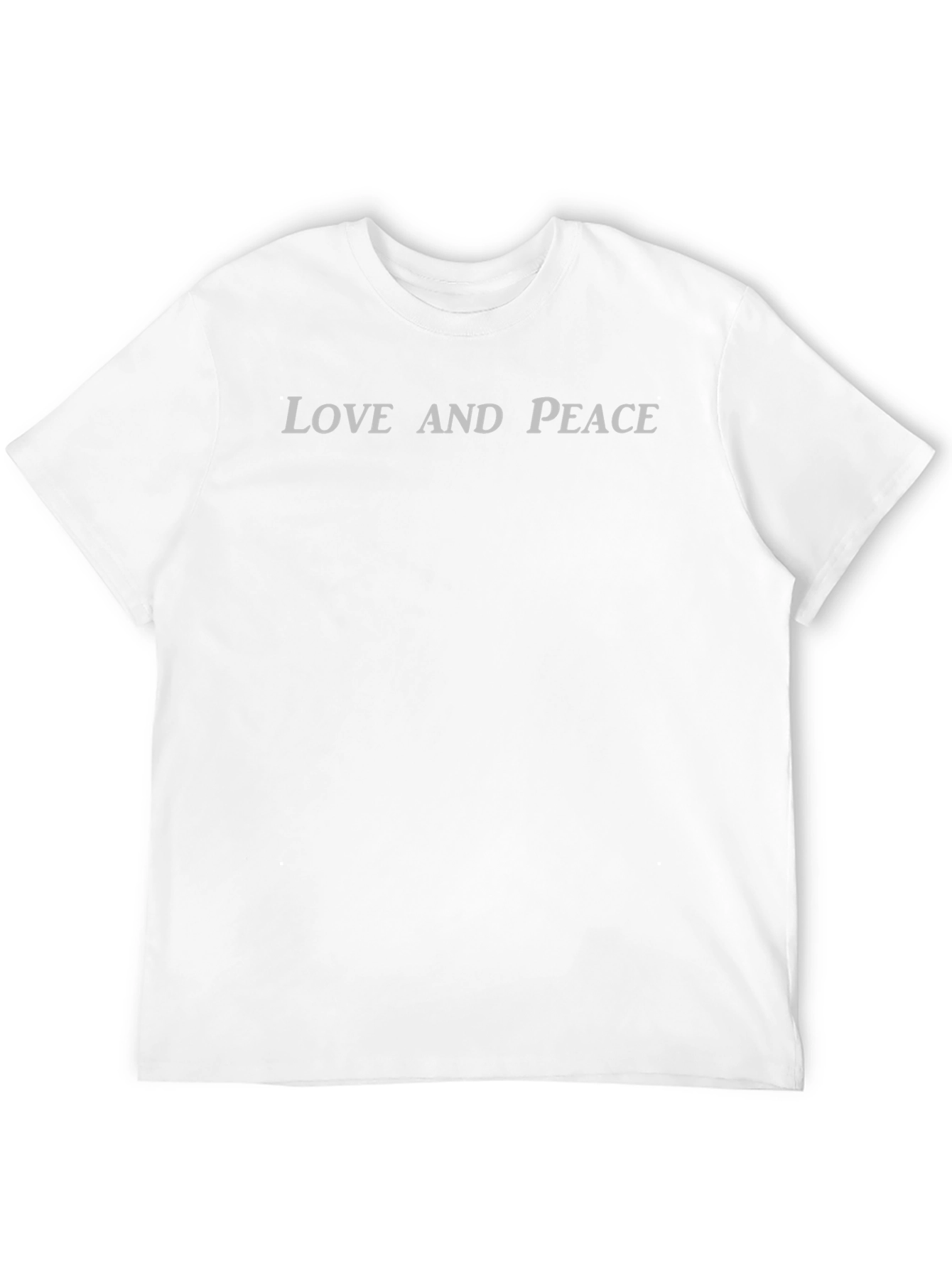 Love and Peace Graphic Tee - Casual Comfort