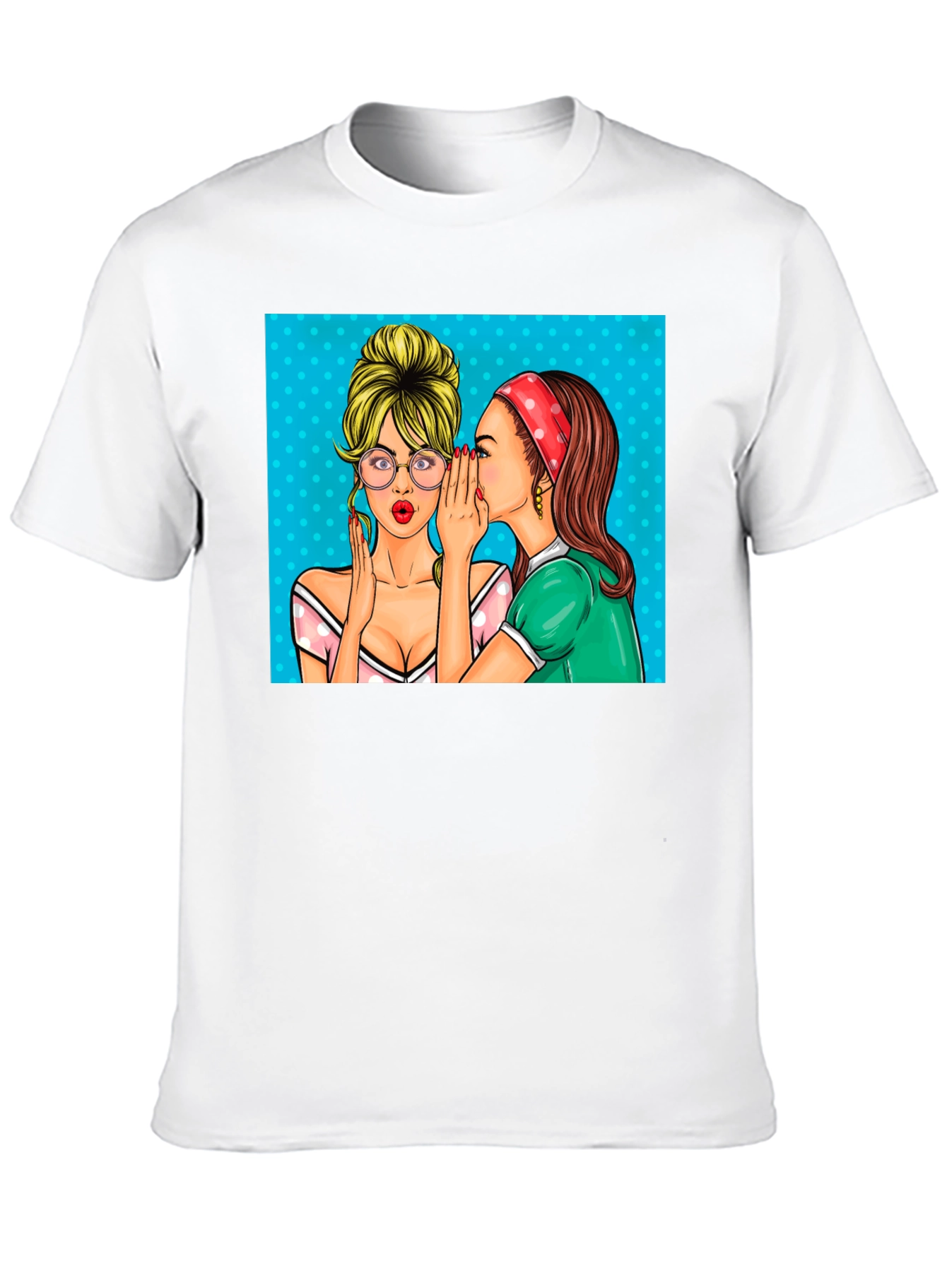 Gossip Girls Graphic Tee - Retro Pop Art T-Shirt