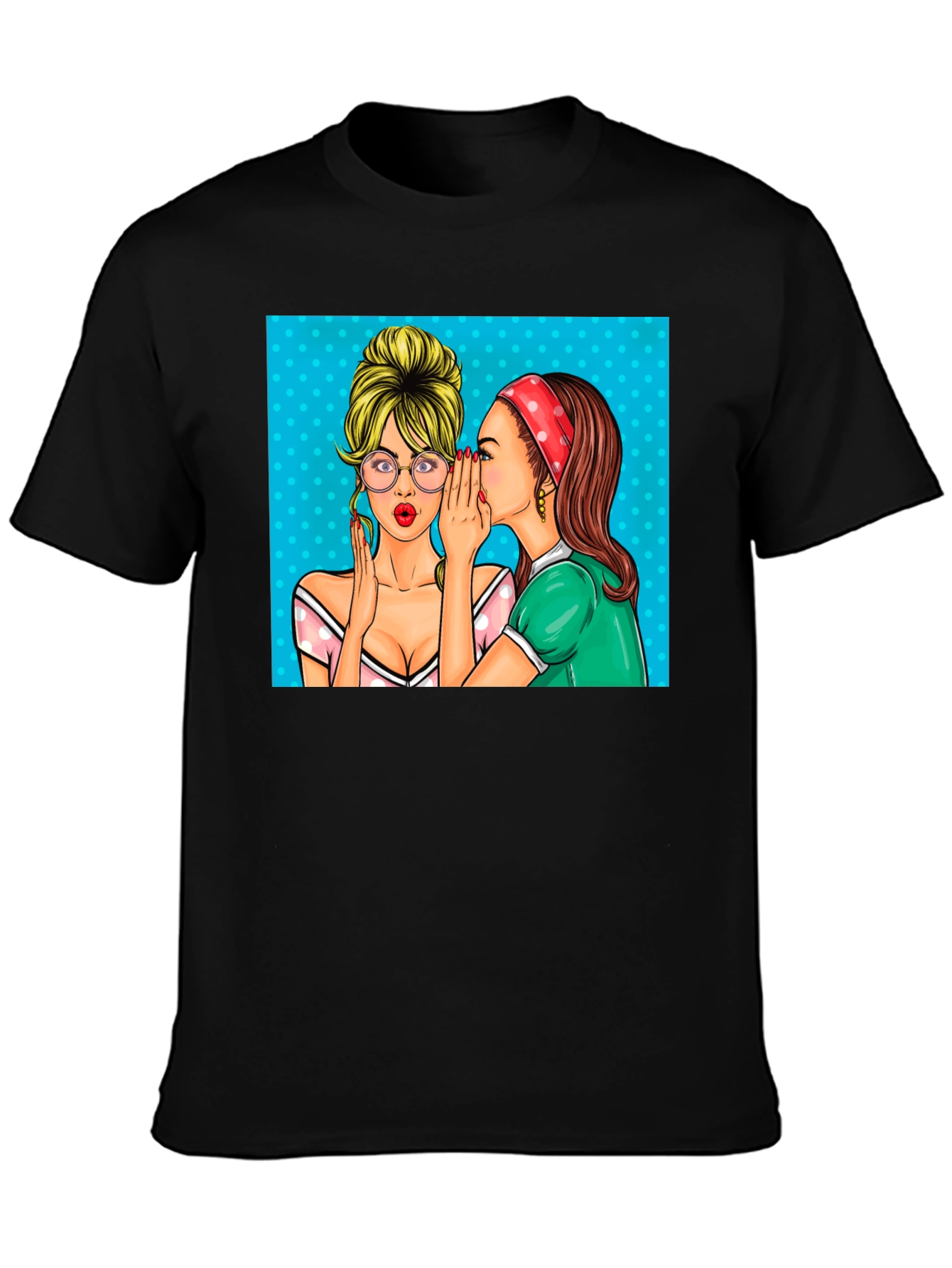 Gossip Girls Graphic Tee - Retro Pop Art T-Shirt