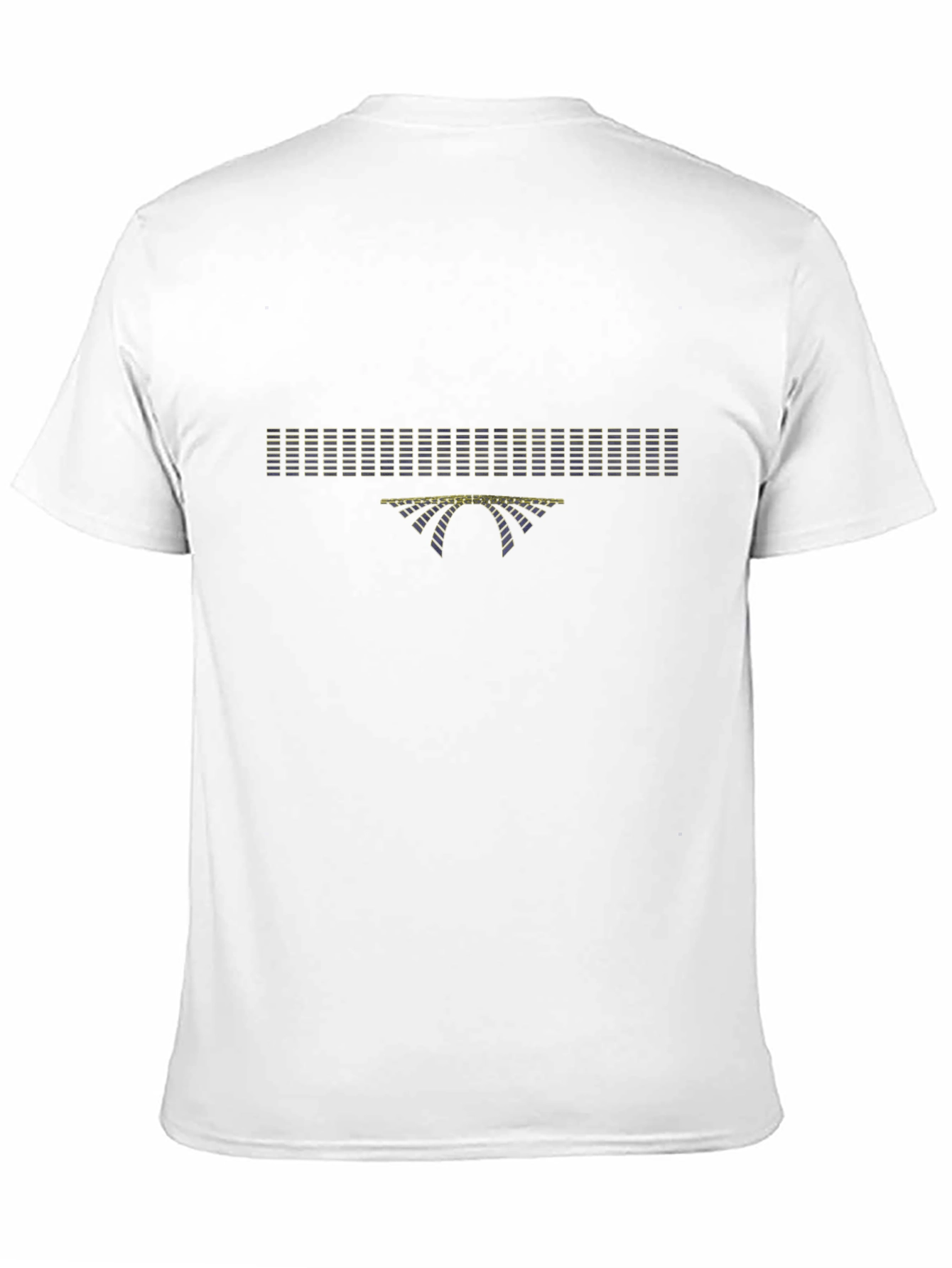 Graphic Bridge Design Black T-Shirt