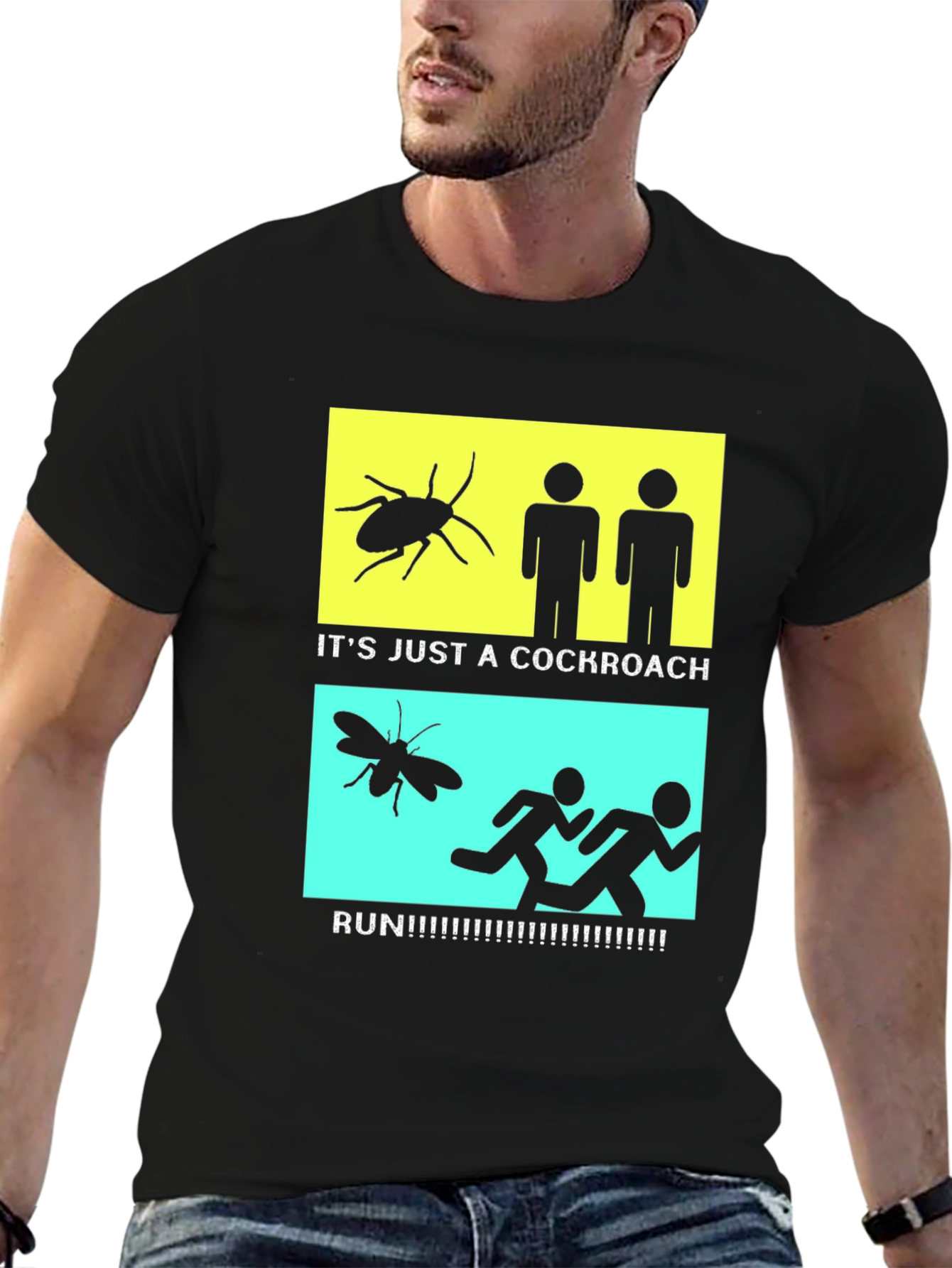 Cockroach Reaction Humor T-Shirt