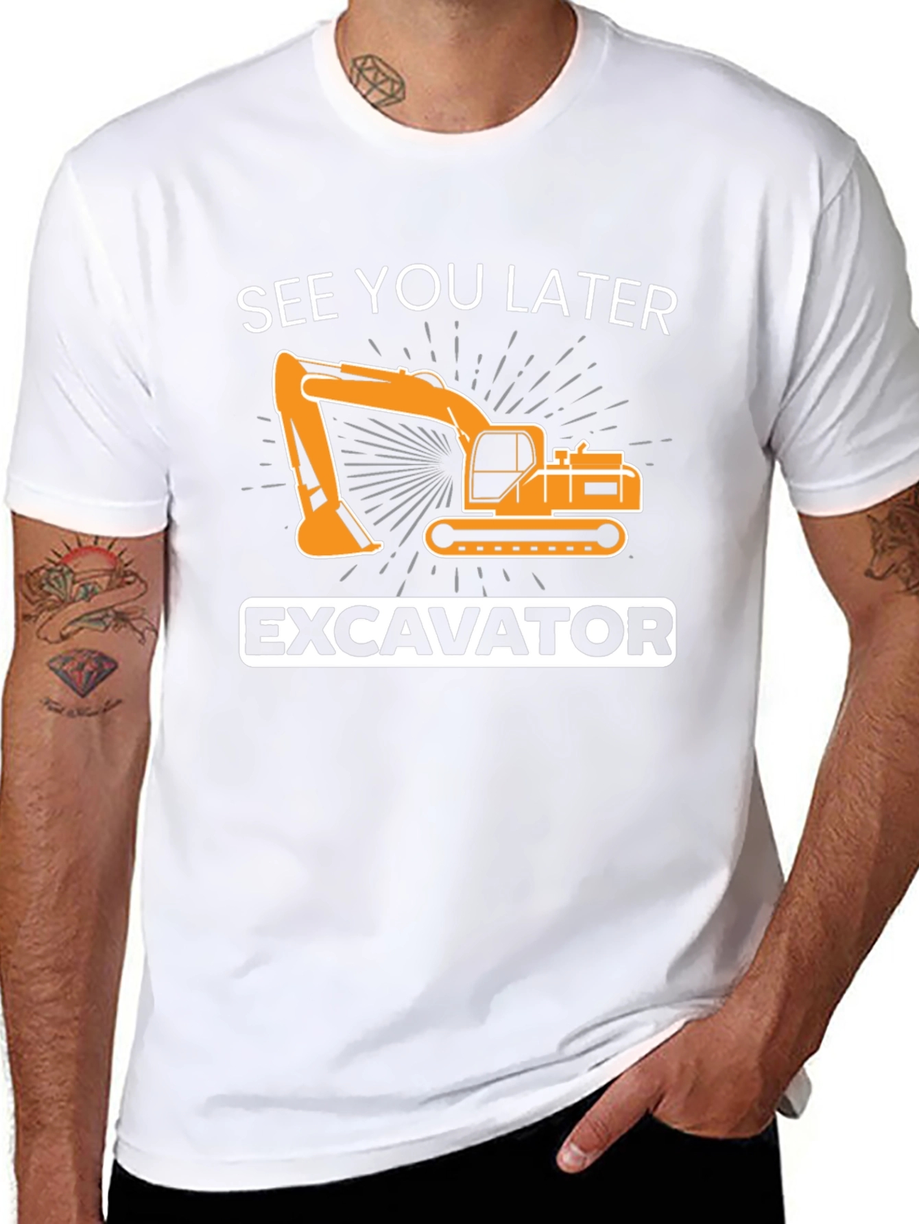 See You Later Excavator T-Shirt