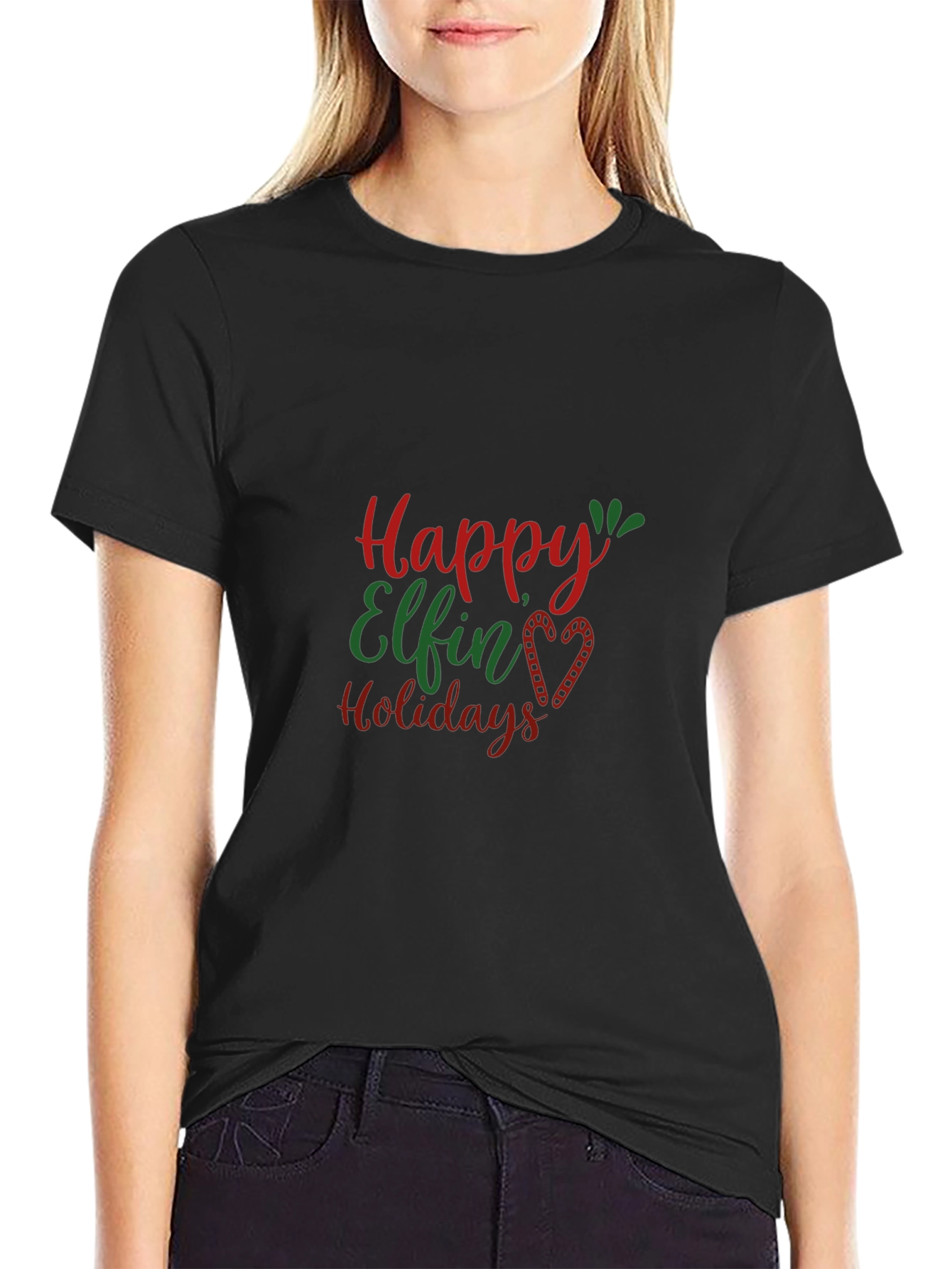 Happy Elfin Holidays Graphic T-Shirt