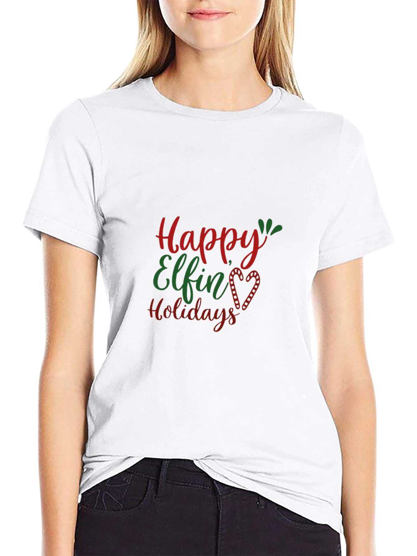 Happy Elfin Holidays Graphic T-Shirt