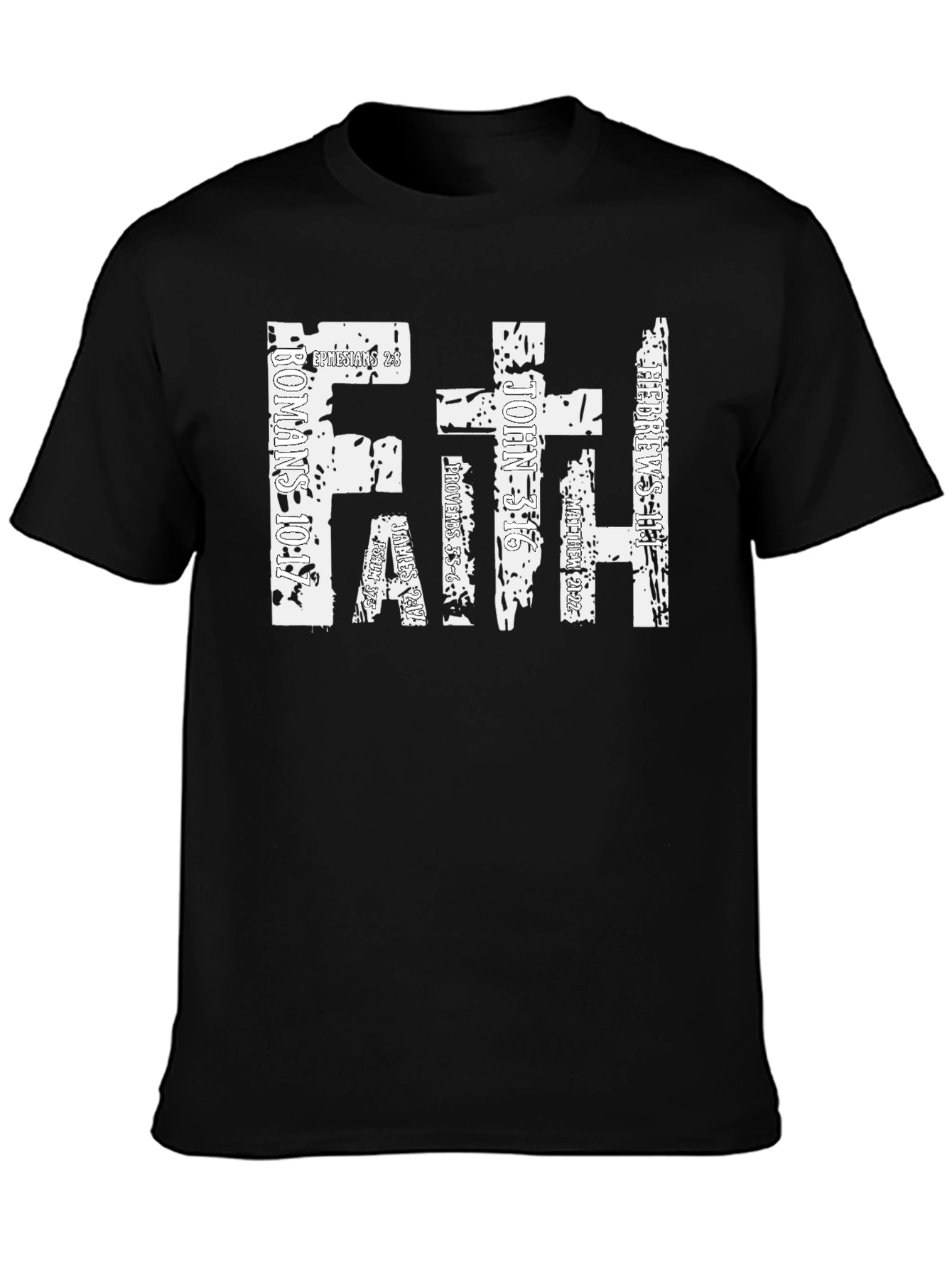 Faith Christian Verse T-Shirt - Religious Scripture Tee