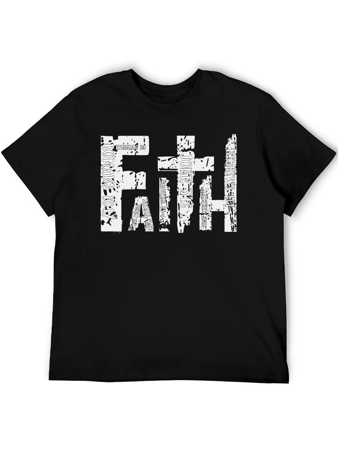Faith Christian Verse T-Shirt - Religious Scripture Tee