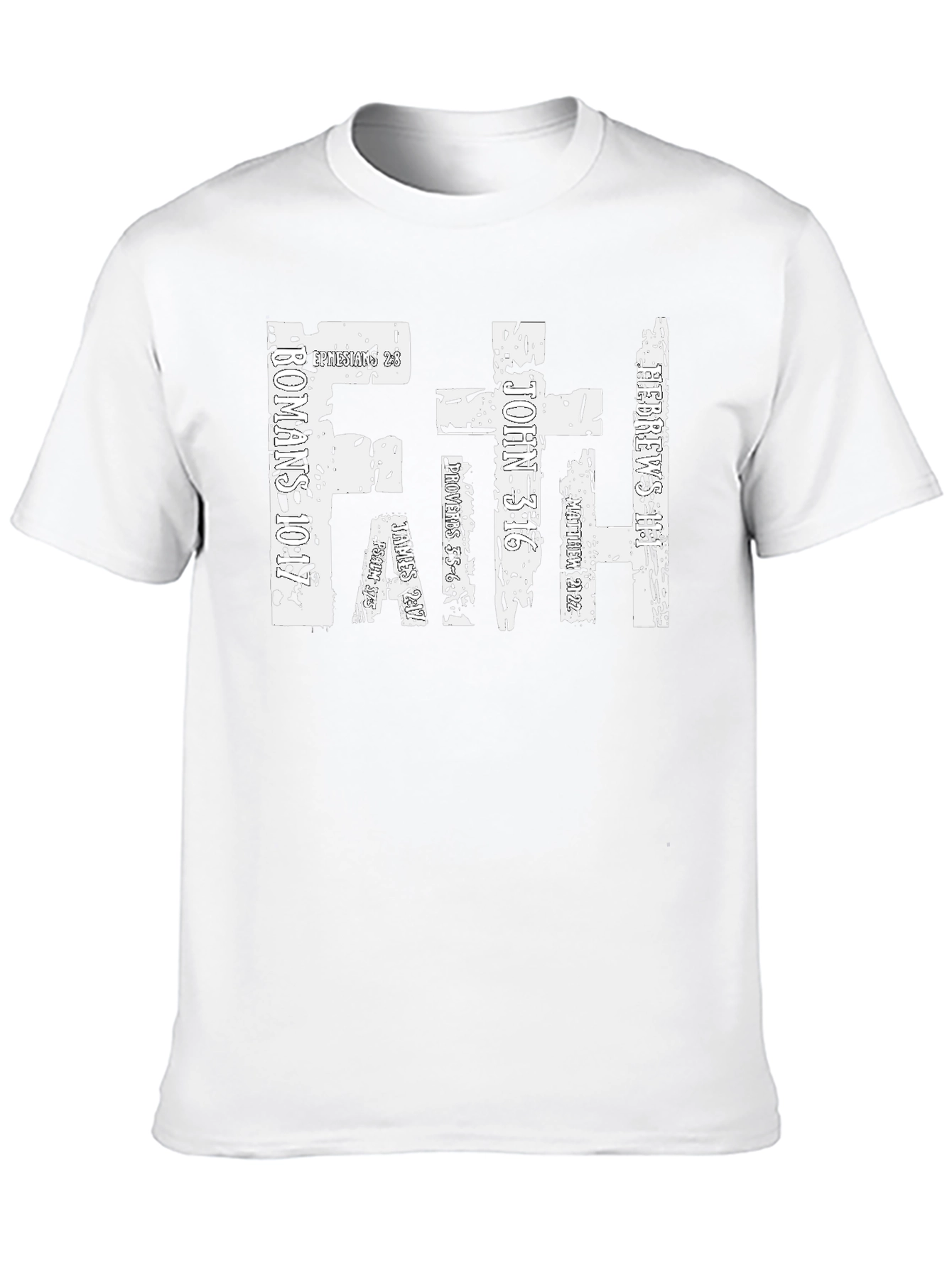 Faith Christian Verse T-Shirt - Religious Scripture Tee