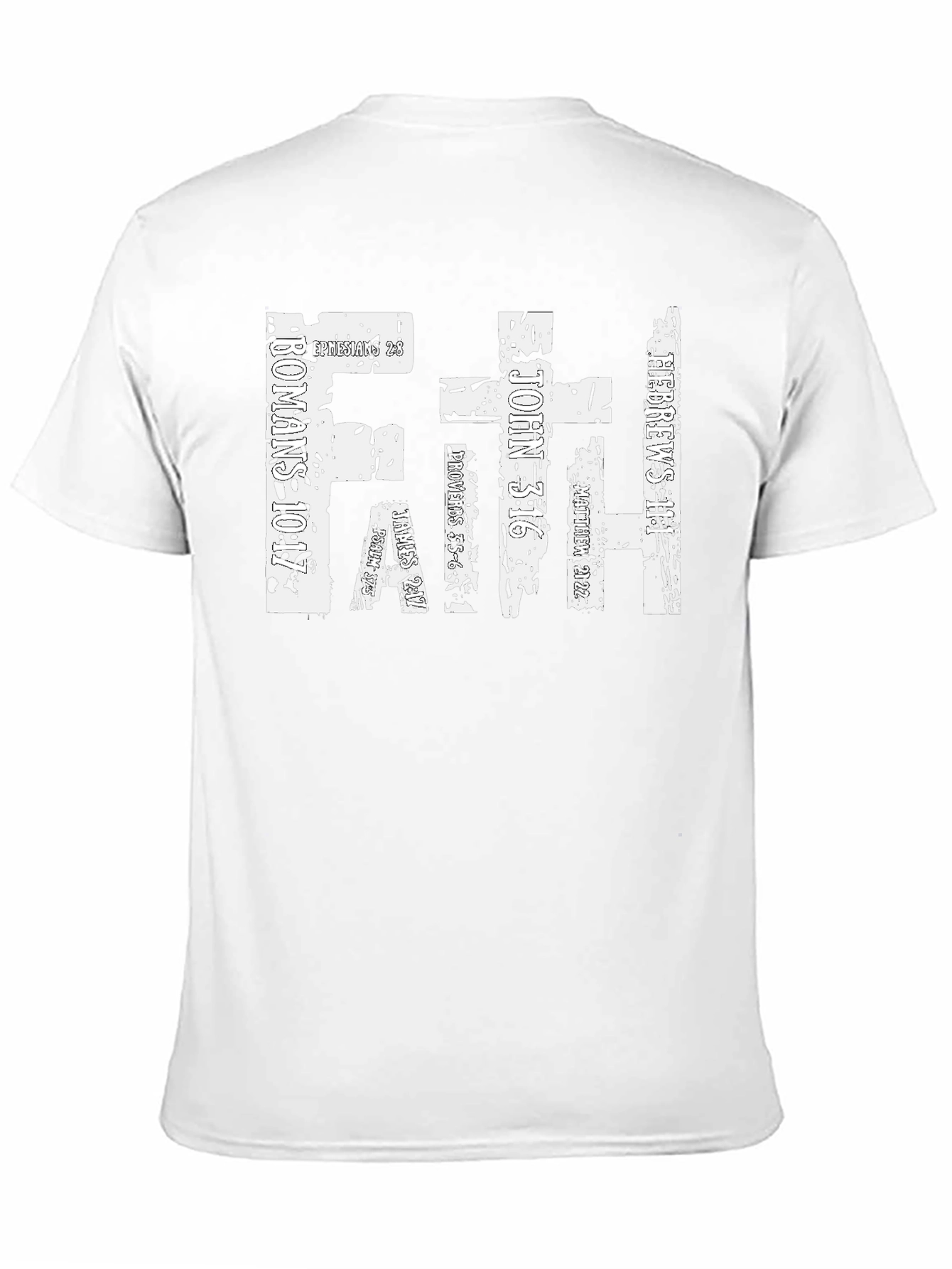 Faith Christian Verse T-Shirt - Religious Scripture Tee