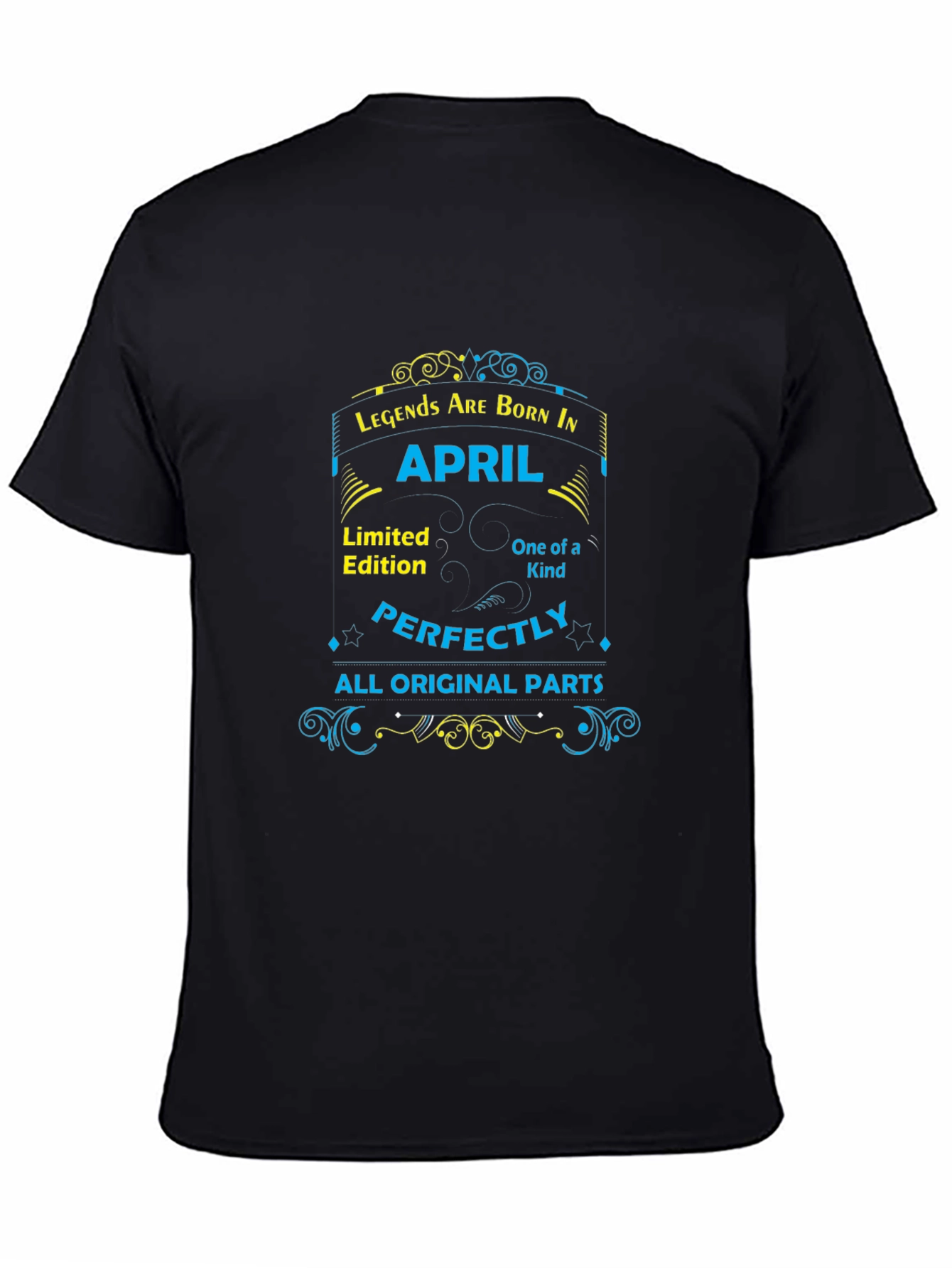 Legends Born in April Graphic T-Shirt