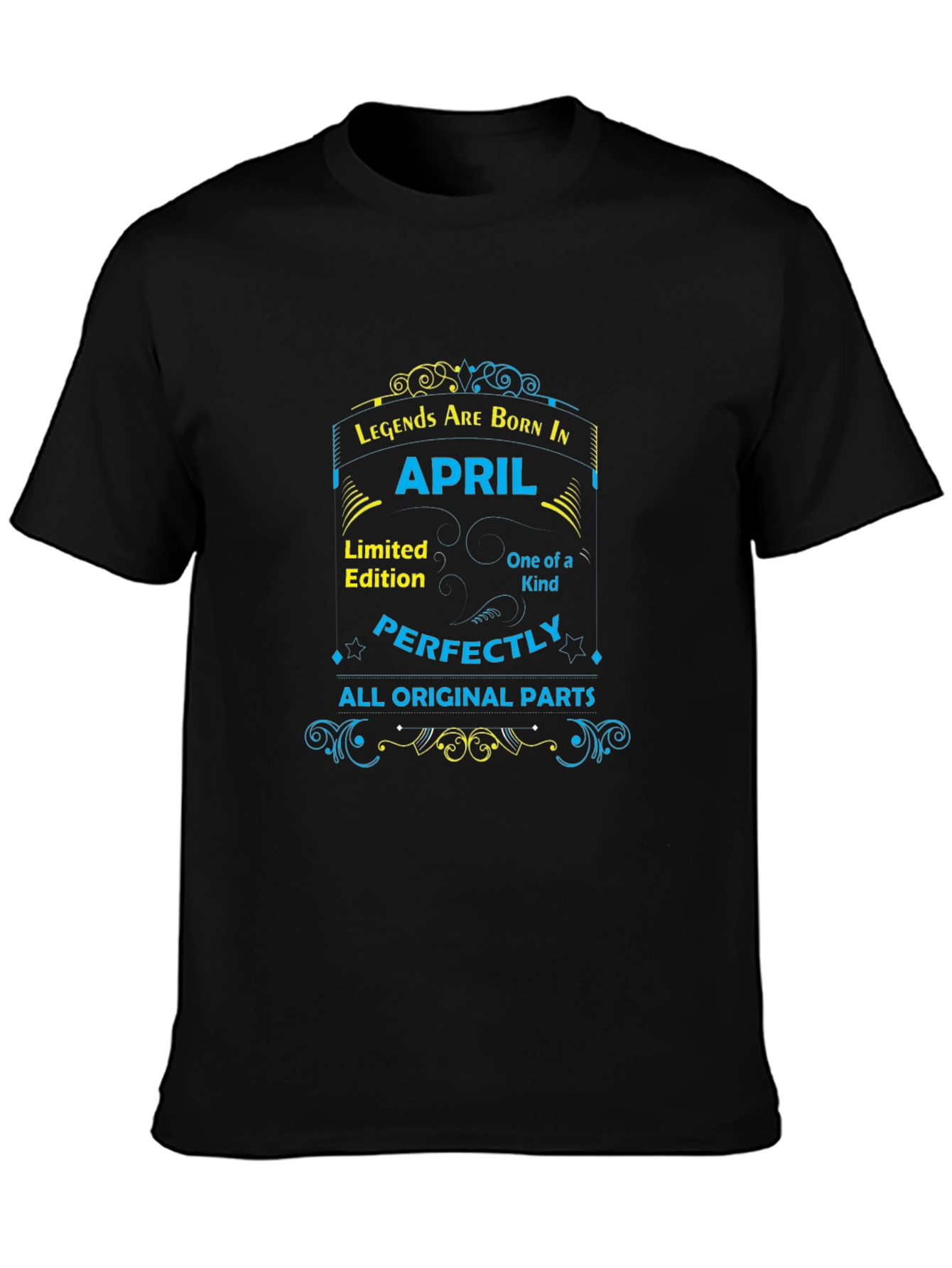 Legends Born in April Graphic T-Shirt