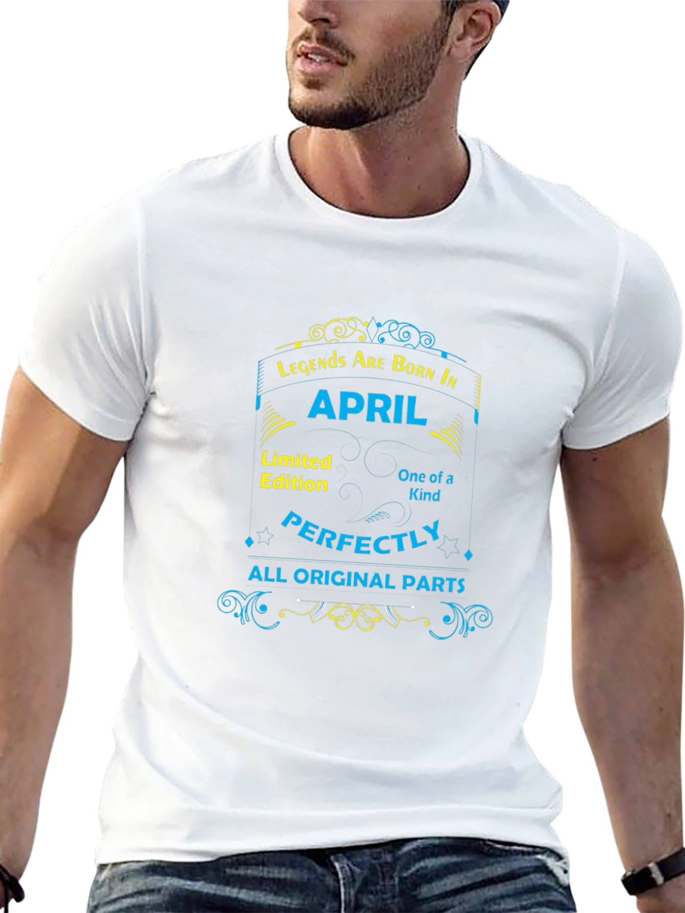 Legends Born in April Graphic T-Shirt