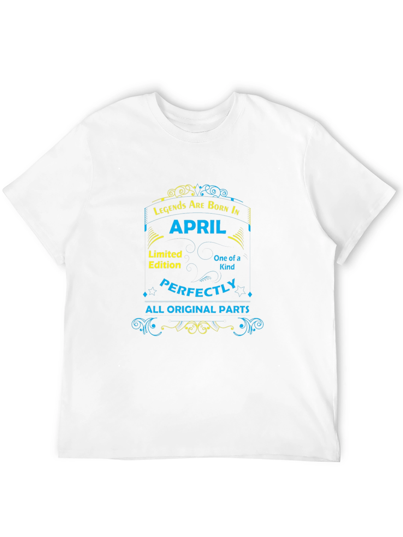 Legends Born in April Graphic T-Shirt