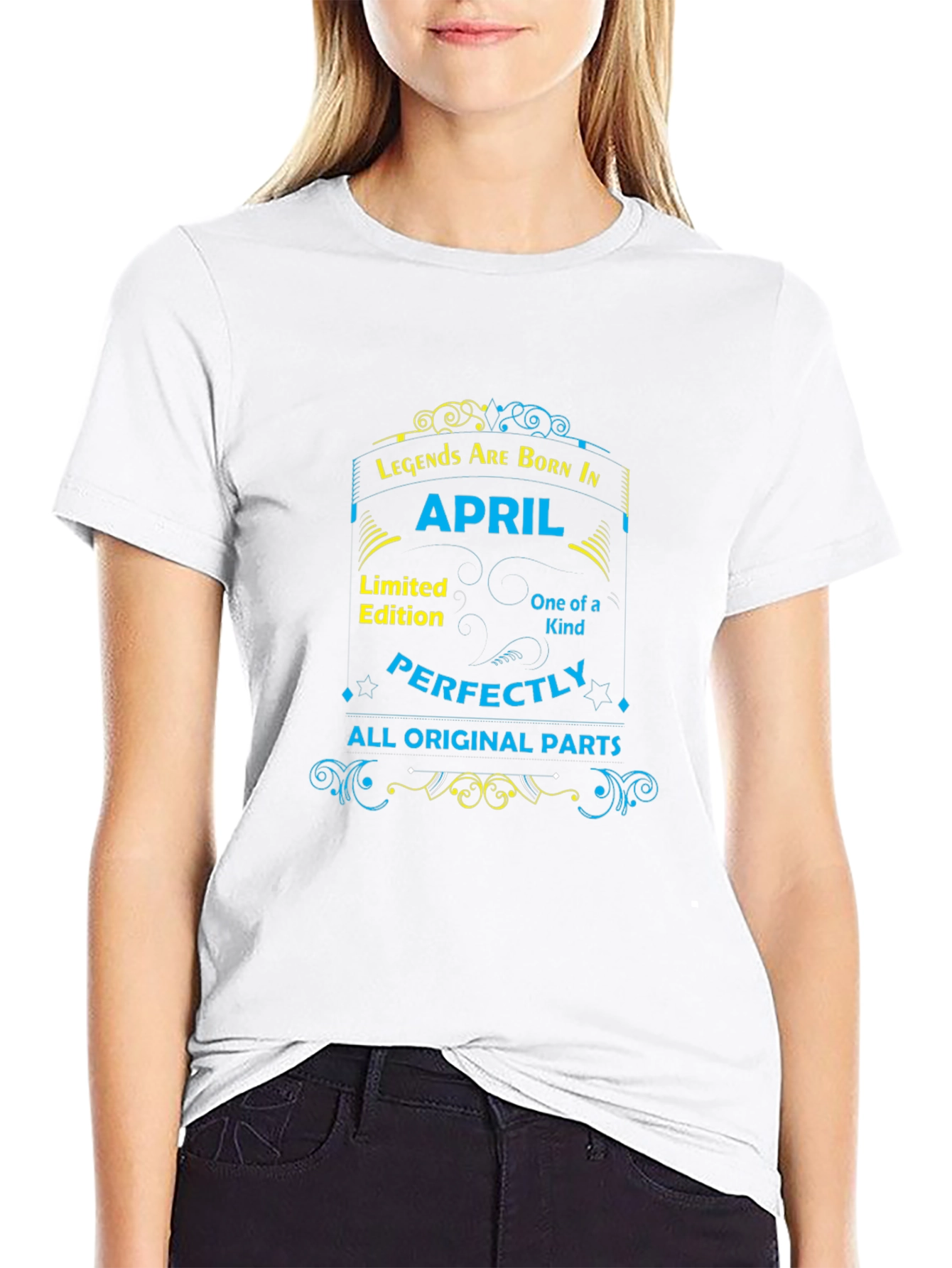 Legends Born in April Graphic T-Shirt