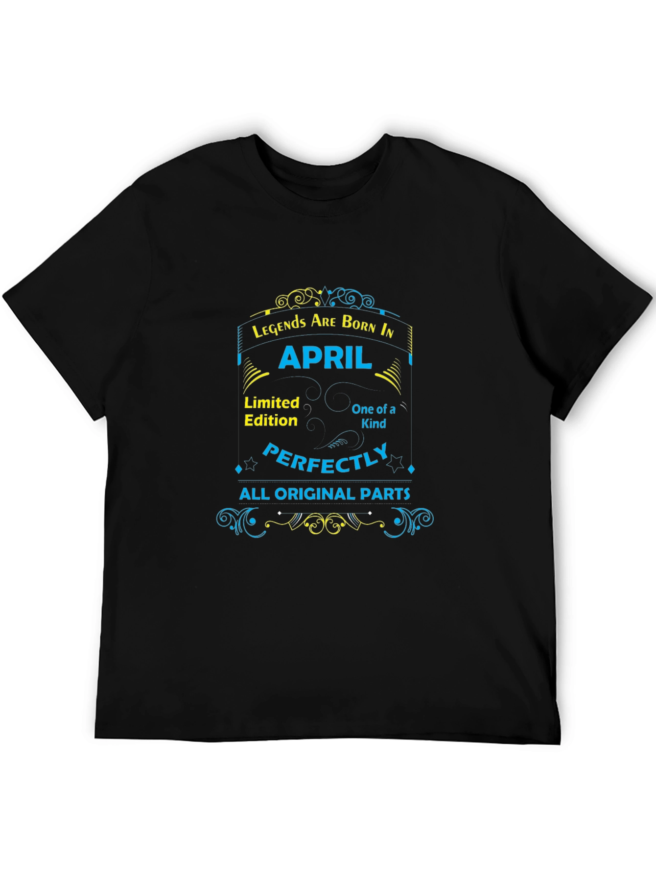 Legends Born in April Graphic T-Shirt