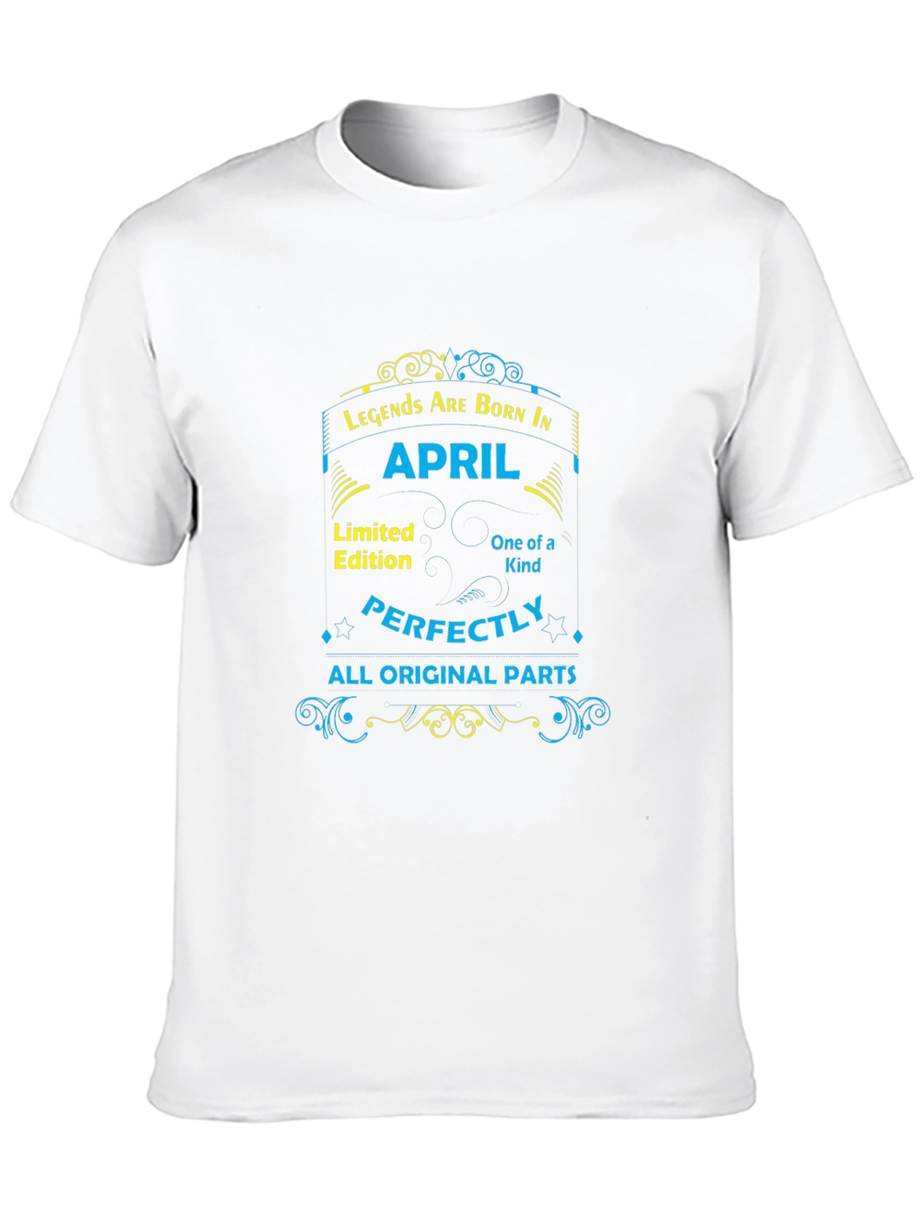 Legends Born in April Graphic T-Shirt