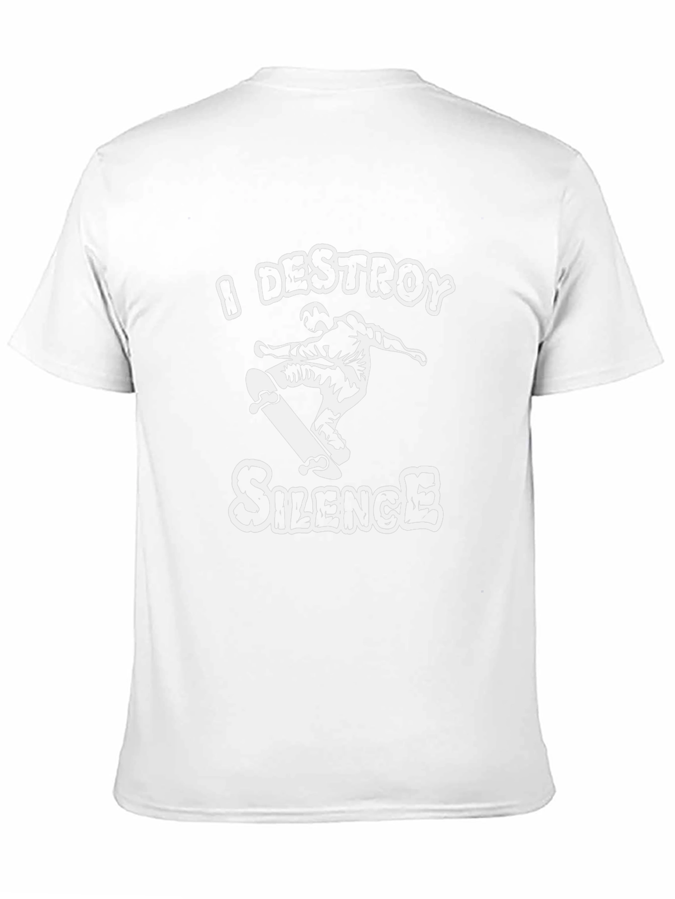 I Destroy Silence Skateboard T-Shirt