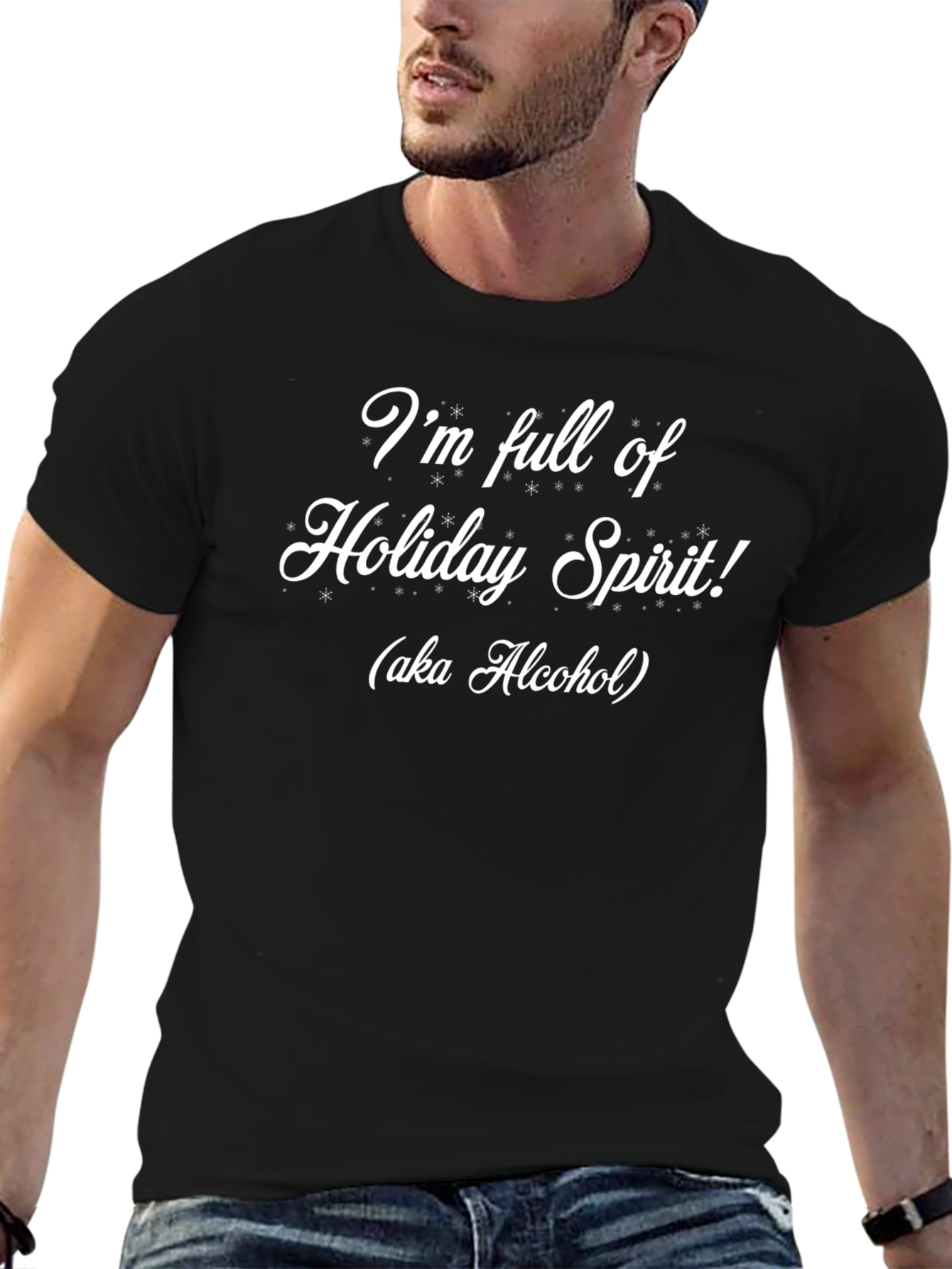 Holiday Spirit T-Shirt - Alcohol Humor Tee