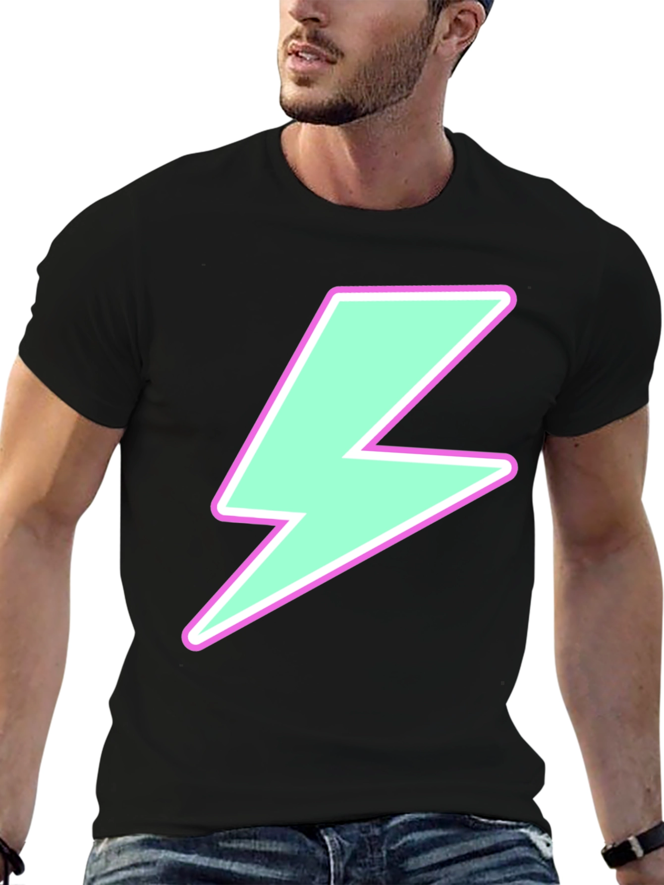 Lightning Bolt Graphic Tee - Stylish & Unique