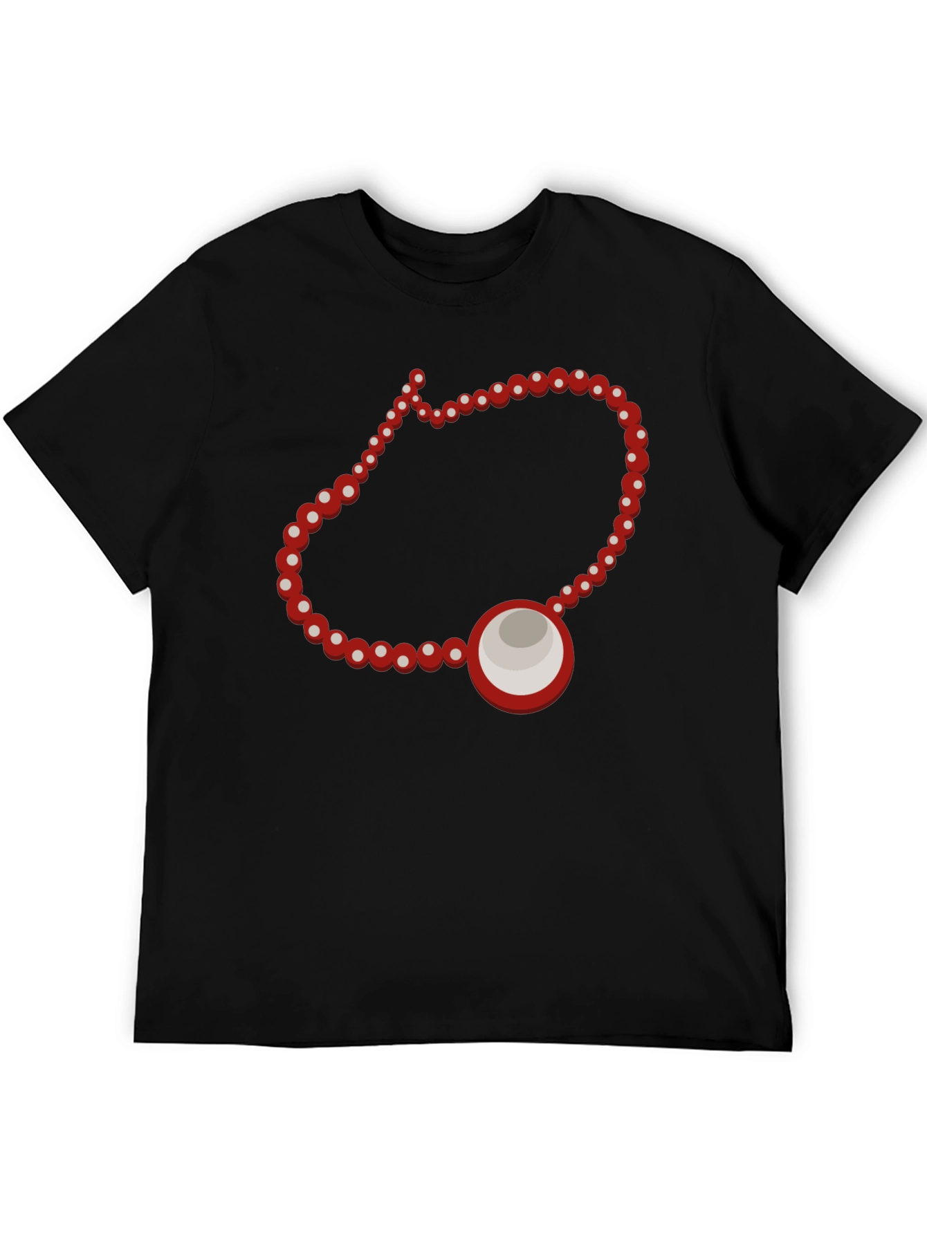 Red Beaded Amulet T-Shirt