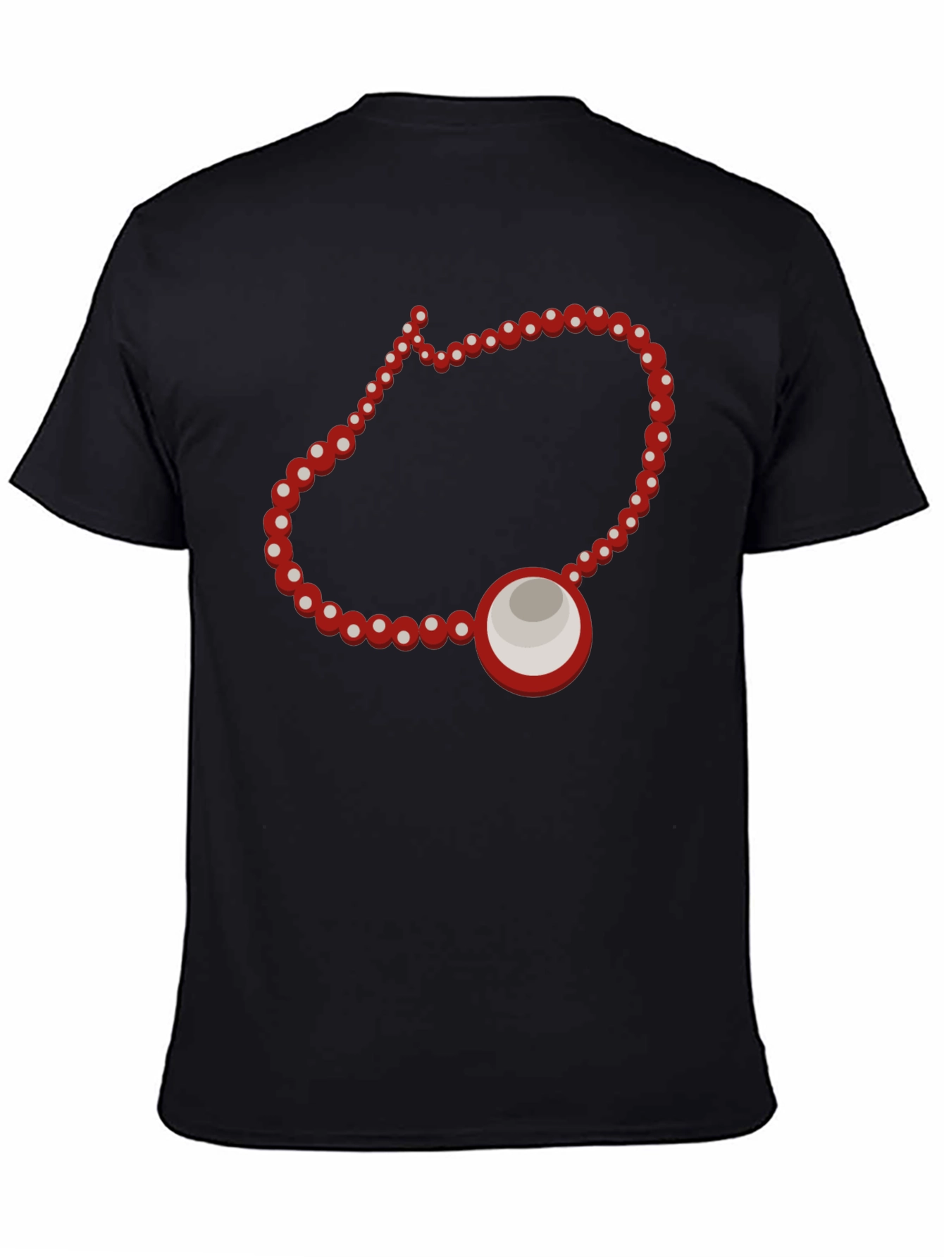 Red Beaded Amulet T-Shirt