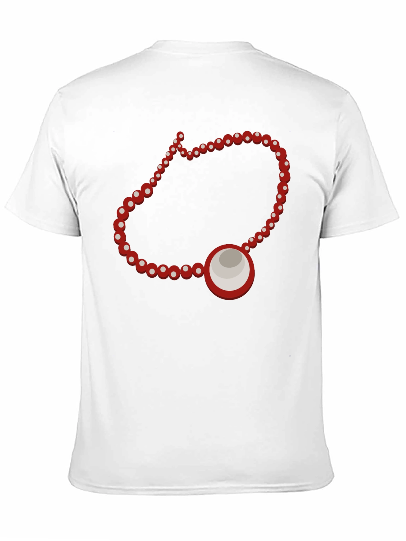 Red Beaded Amulet T-Shirt