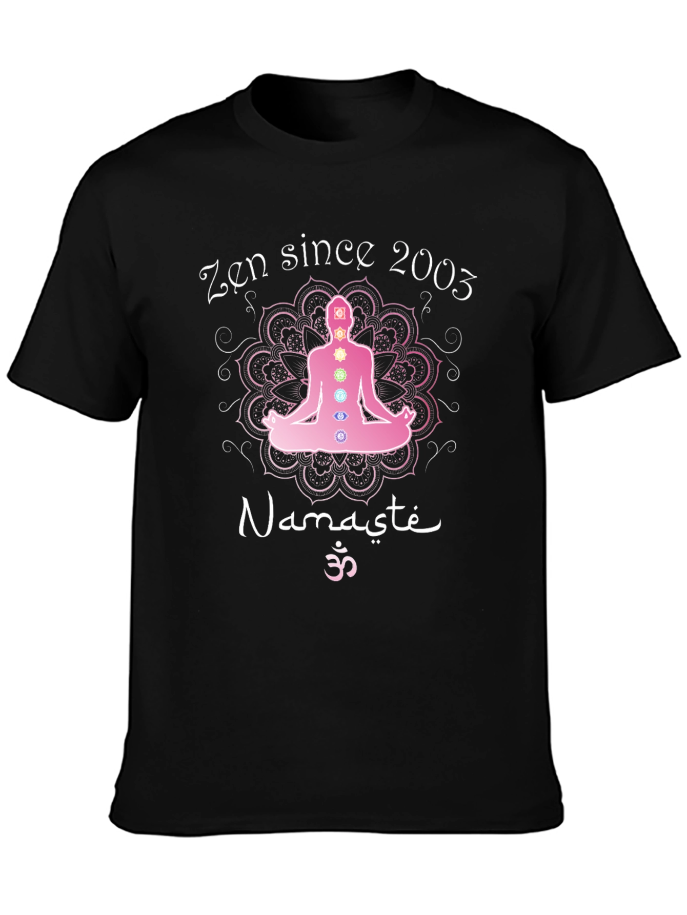 Zen Since 2003 Meditation Chakra T-Shirt