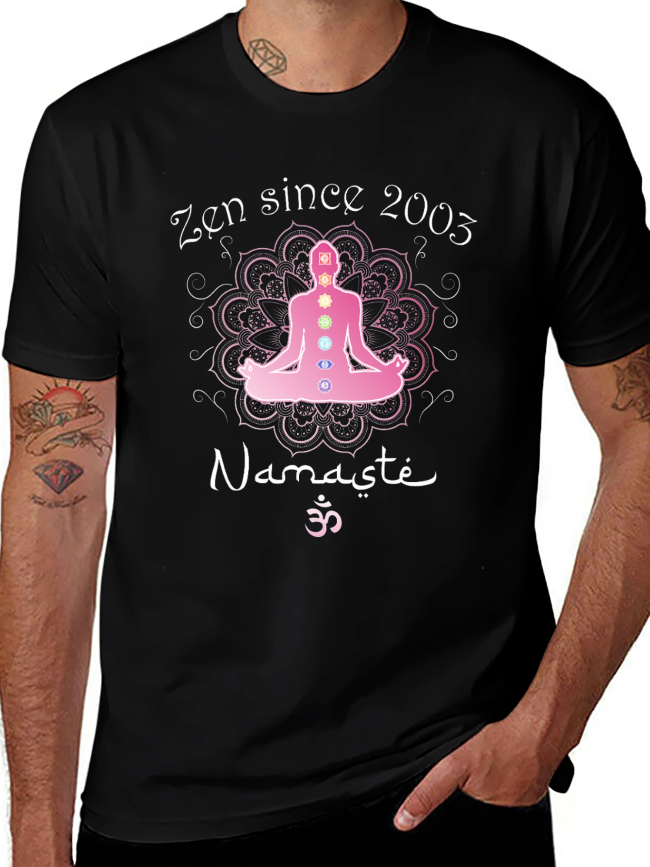 Zen Since 2003 Meditation Chakra T-Shirt