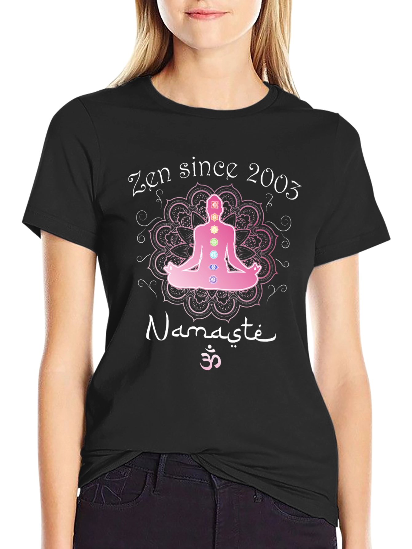 Zen Since 2003 Meditation Chakra T-Shirt