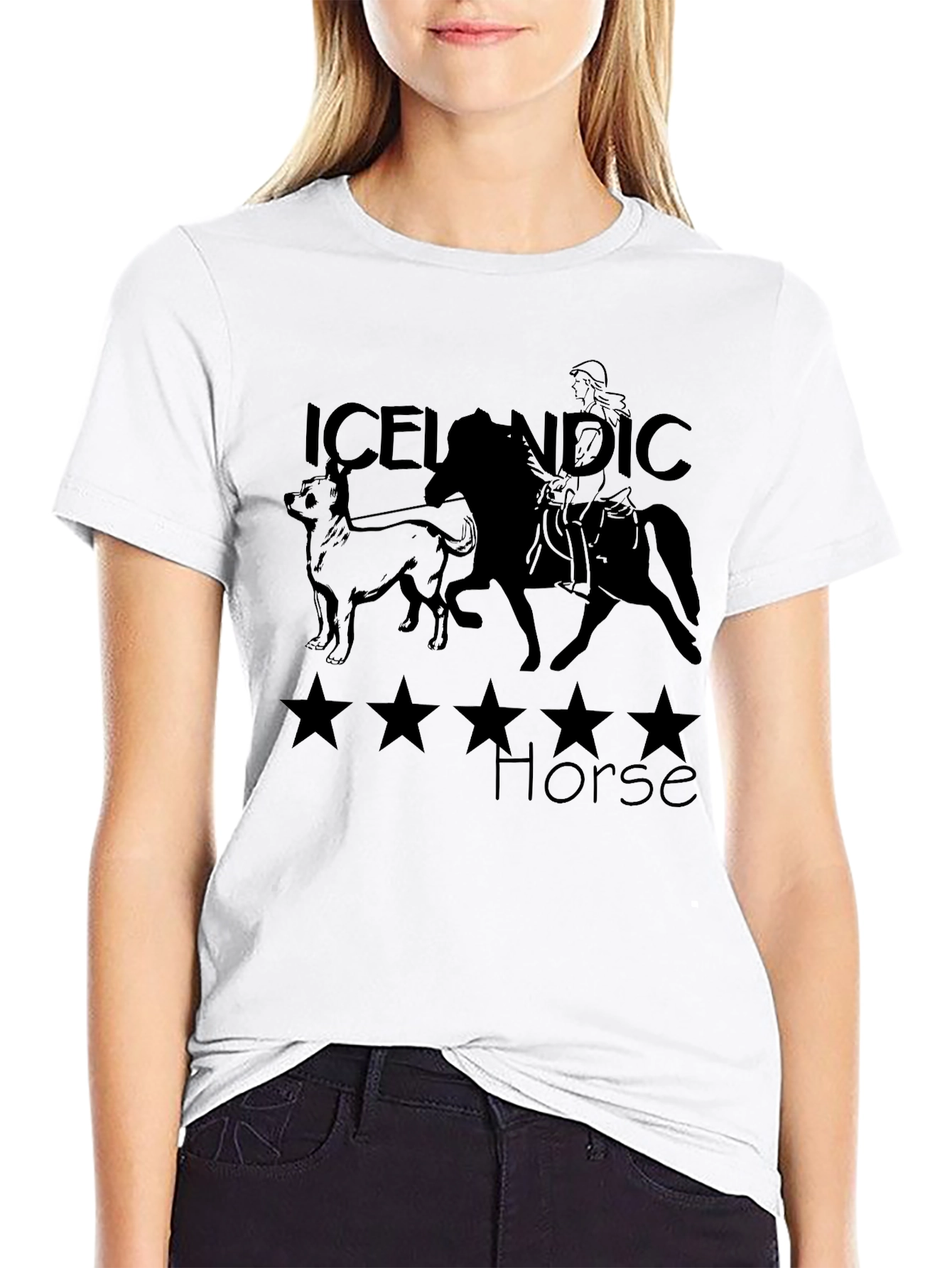 Icelandic Horse Graphic Tee