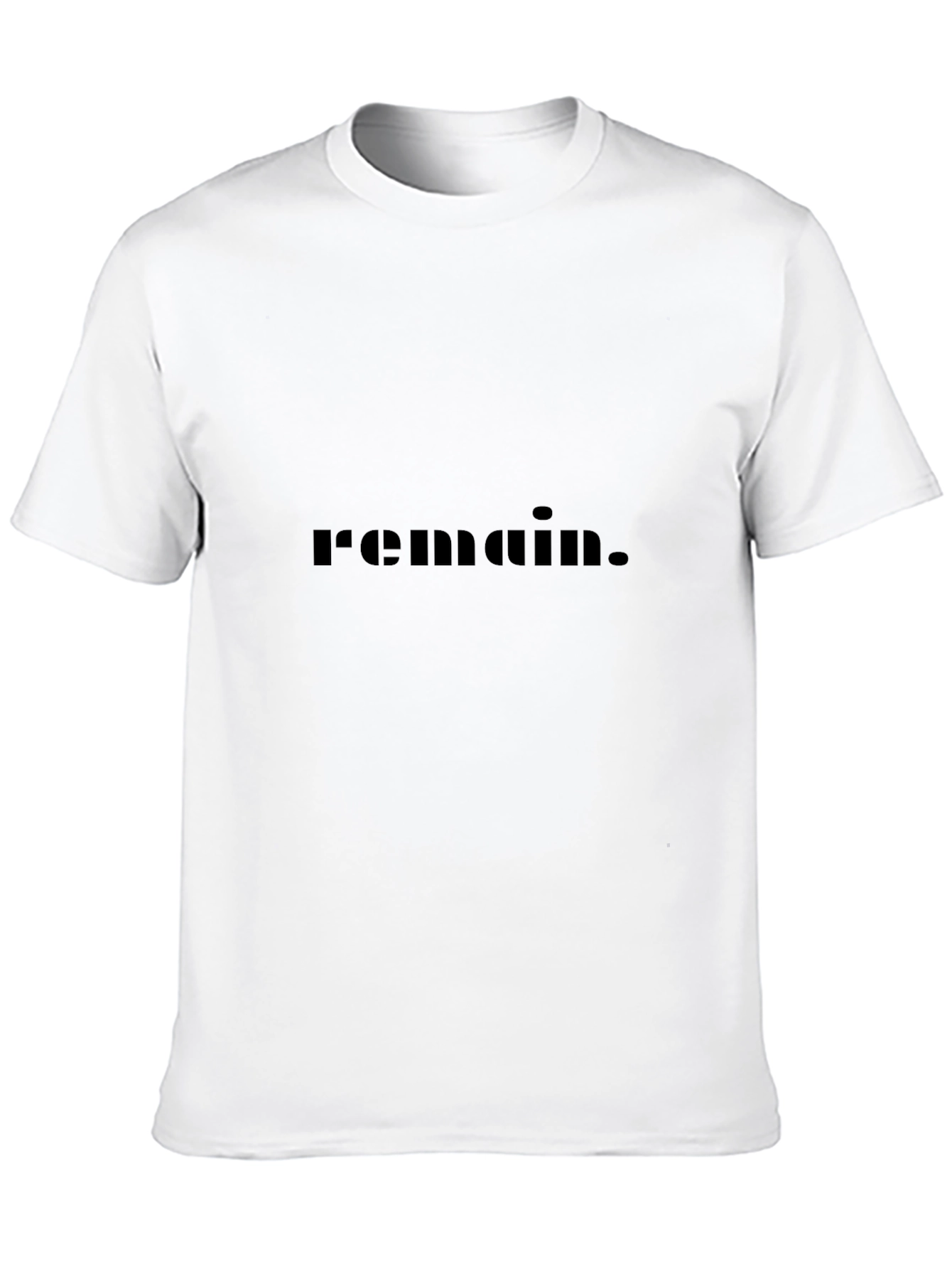 Remain Black Graphic Tee