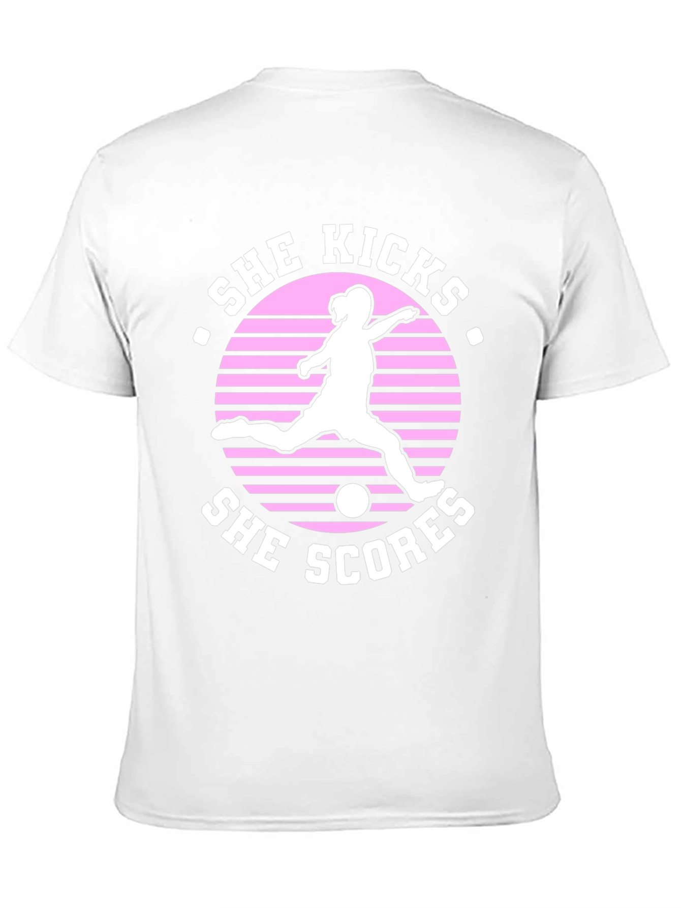 She Kicks She Scores Graphic T-Shirt