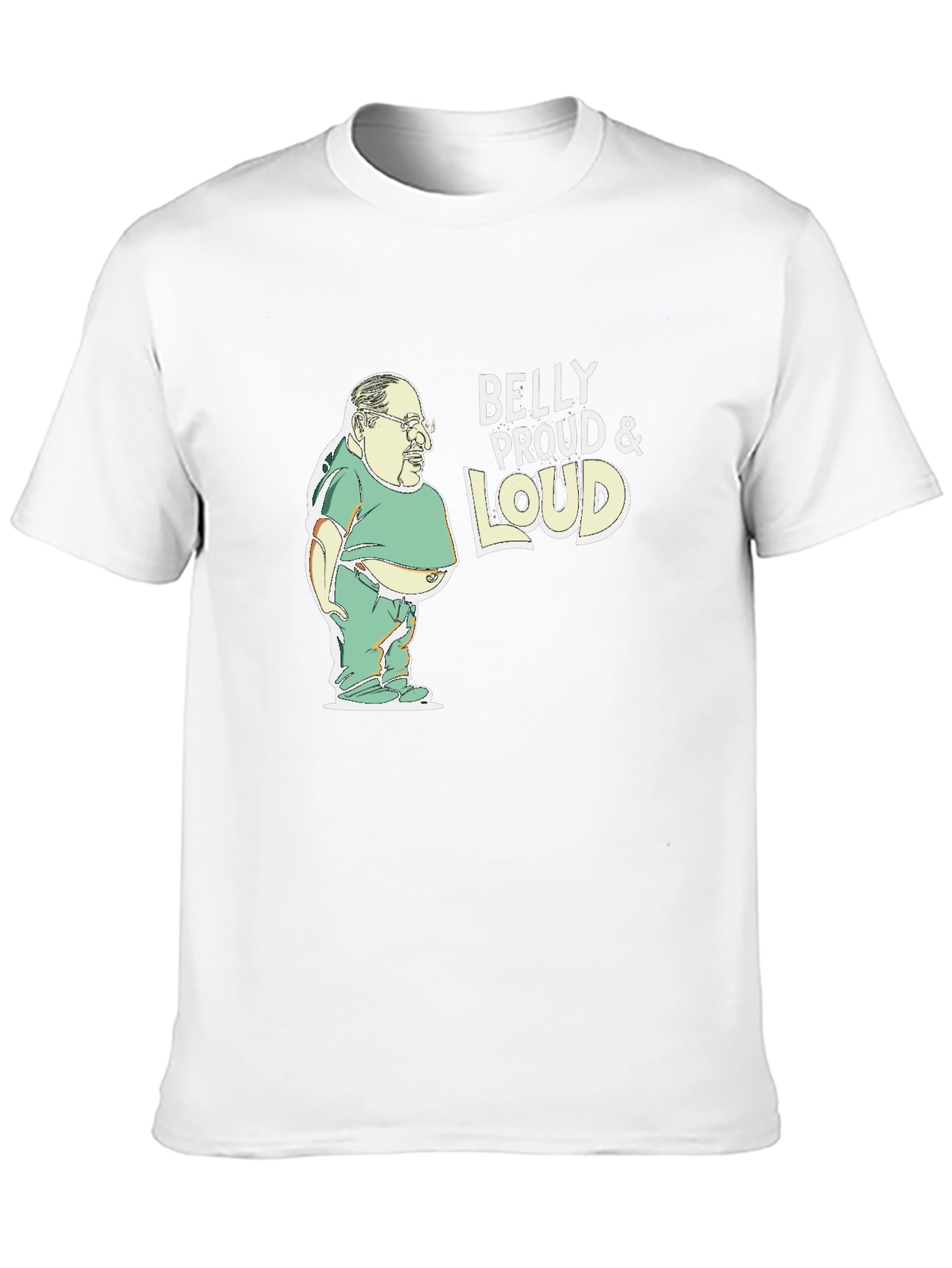 Belly Proud & Loud Black Graphic Tee
