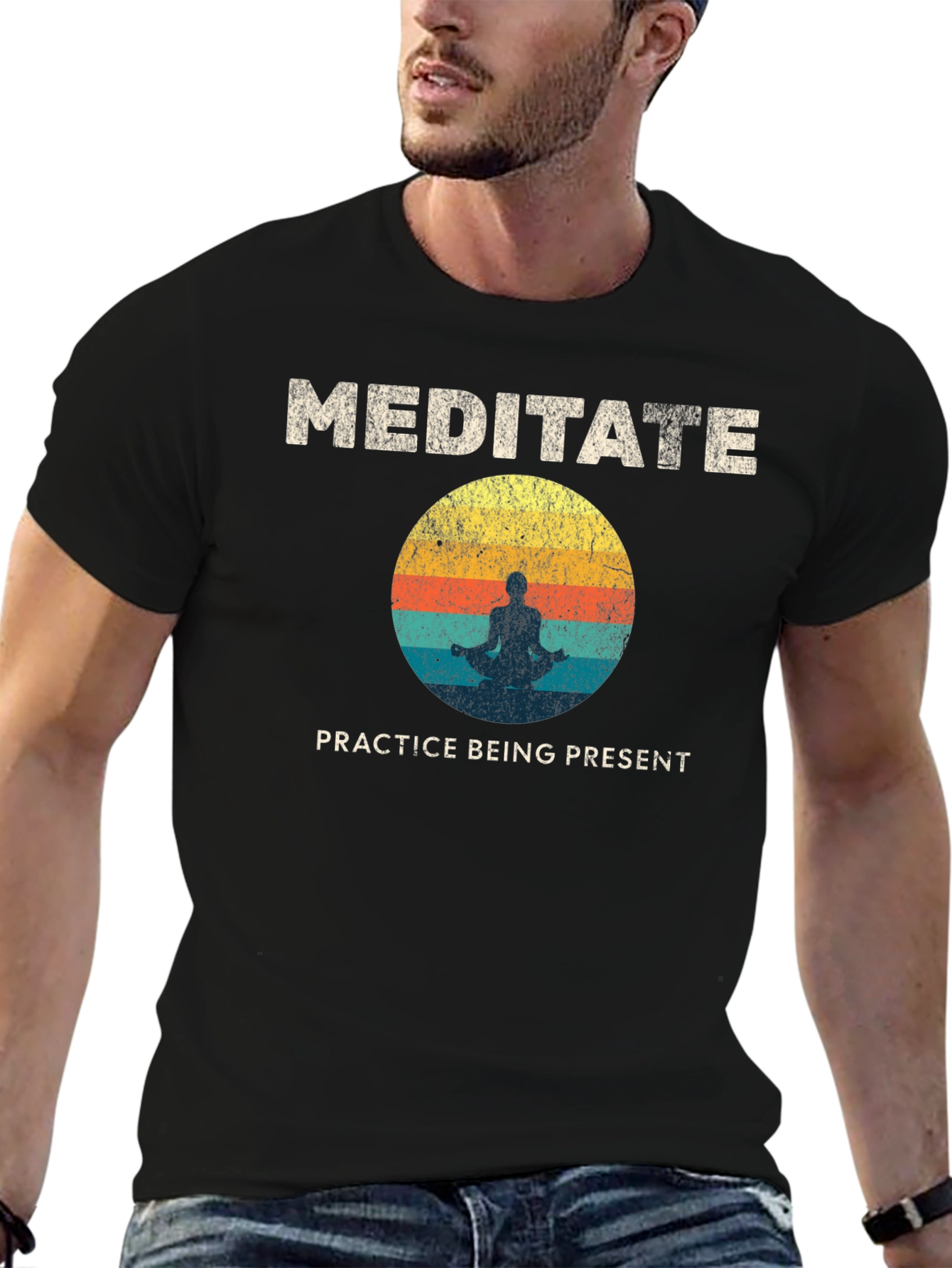 Meditate T-Shirt - Practice Being Present