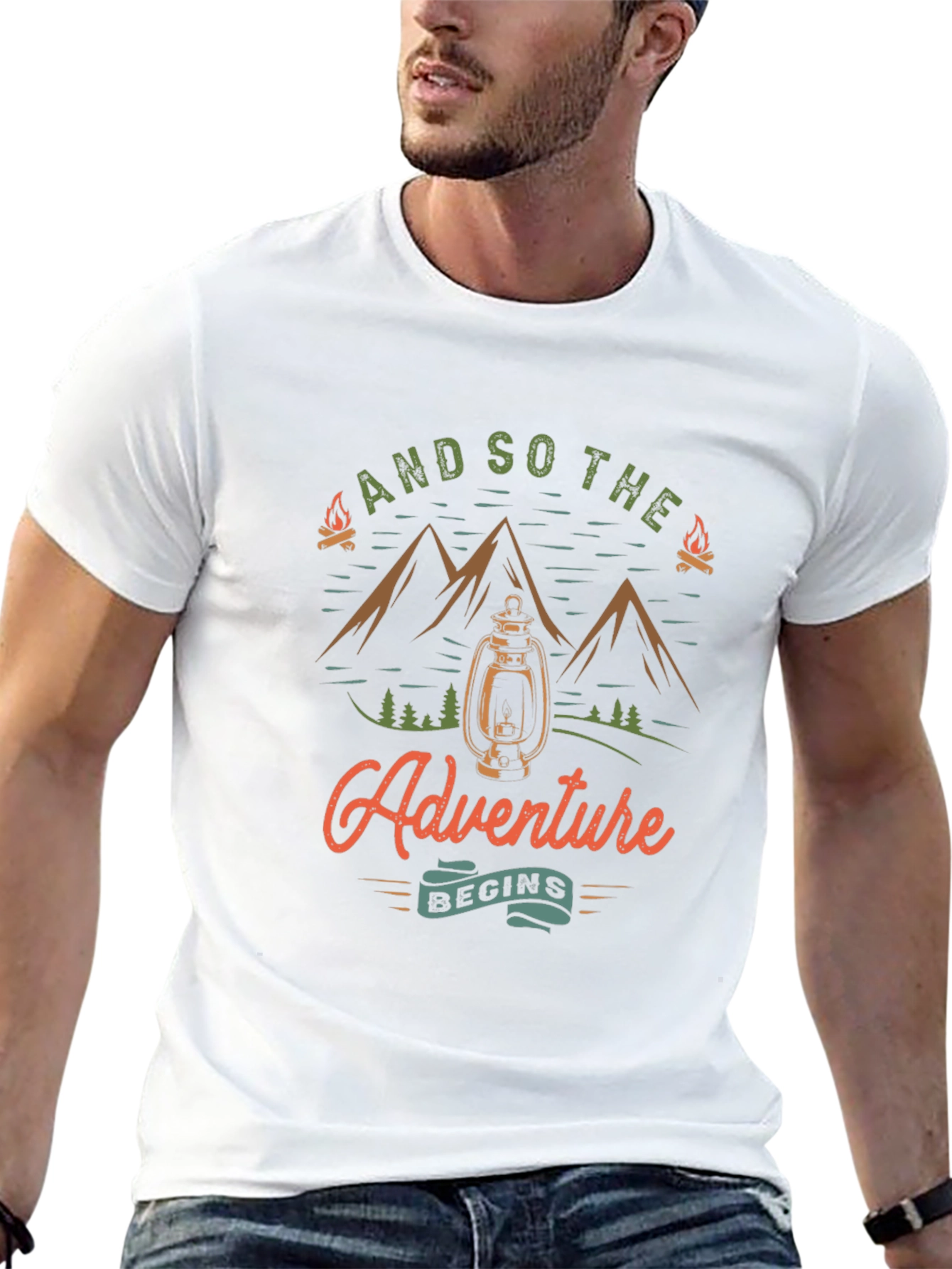 Adventure Begins Graphic T-Shirt