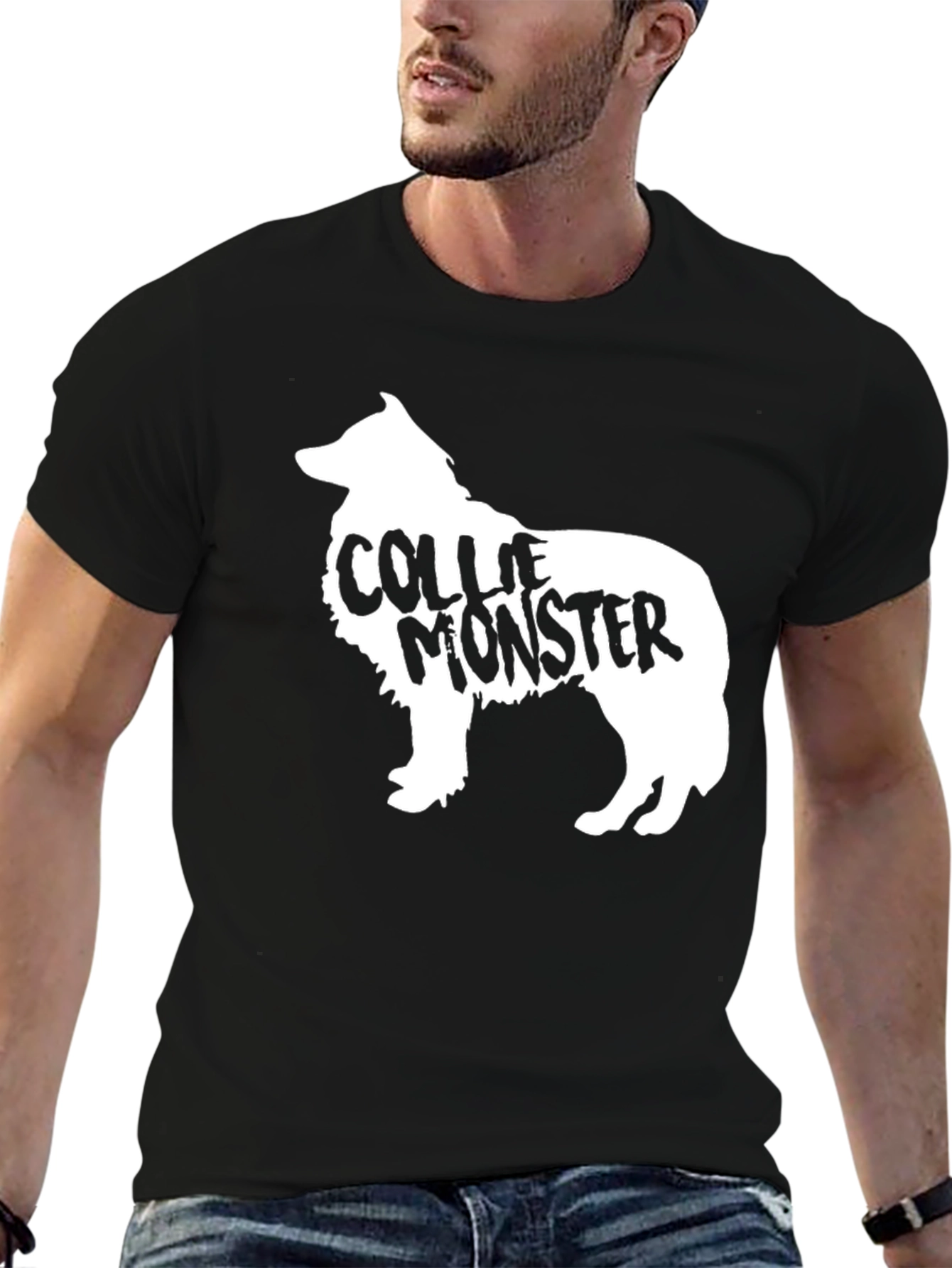 Collie Monster Graphic Tee