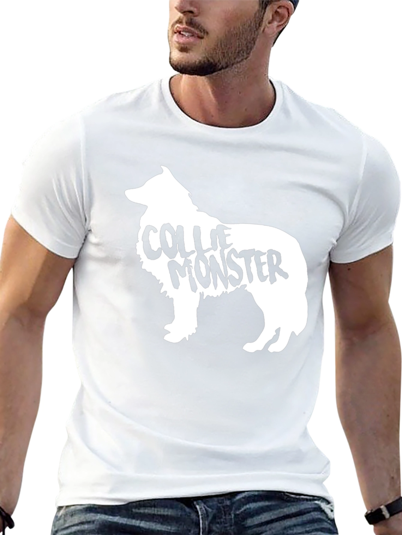 Collie Monster Graphic Tee