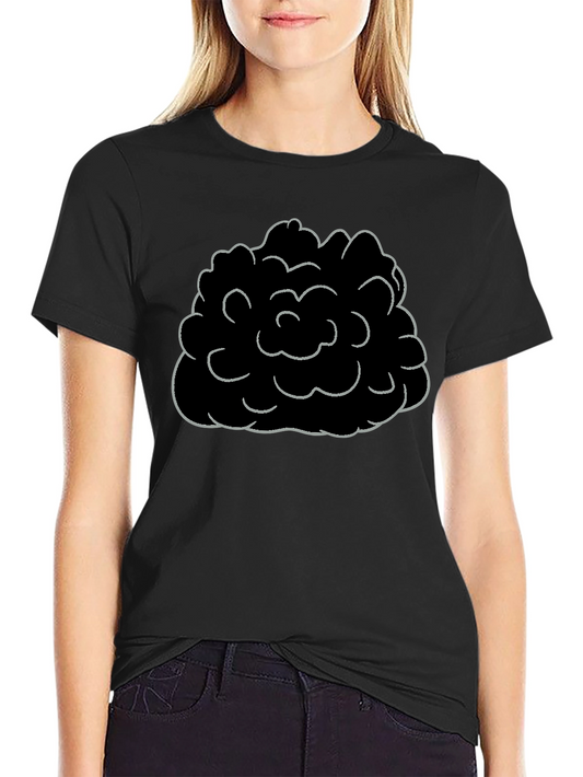 Abstract Cloud Graphic Tee - Mens Black T-Shirt