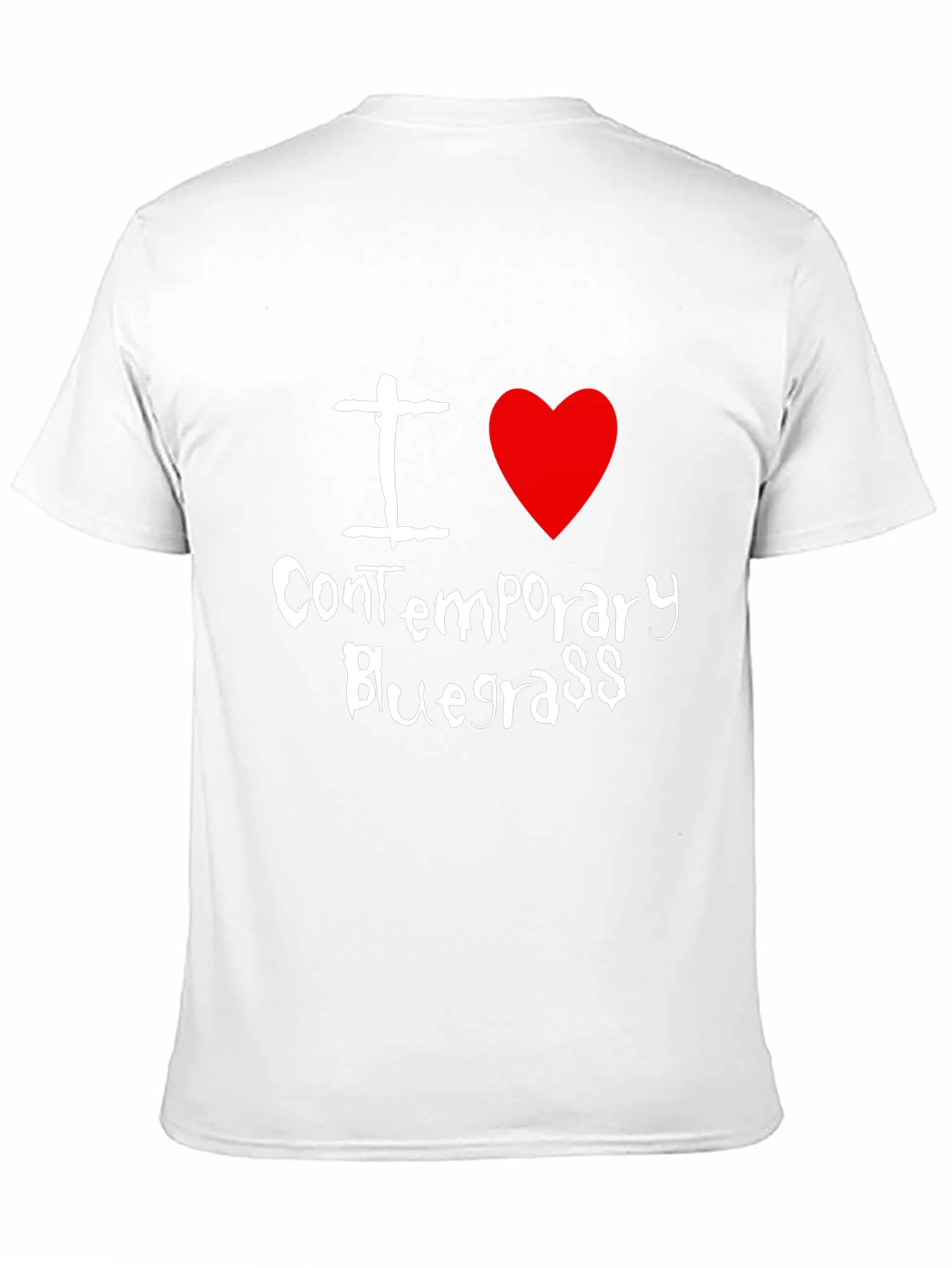 I Love Contemporary Bluegrass Black T-Shirt