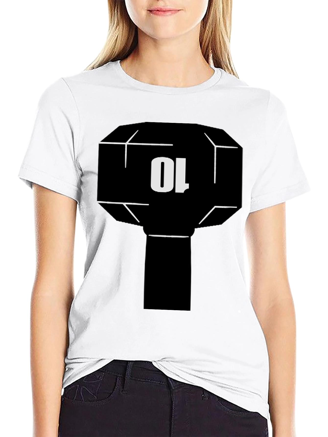 Black 10 Graphic Tee - Modern Streetwear
