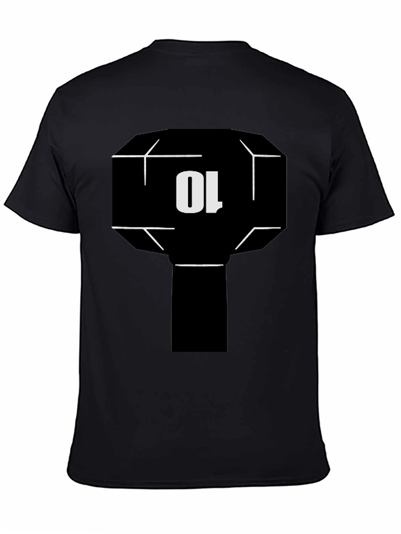 Black 10 Graphic Tee - Modern Streetwear