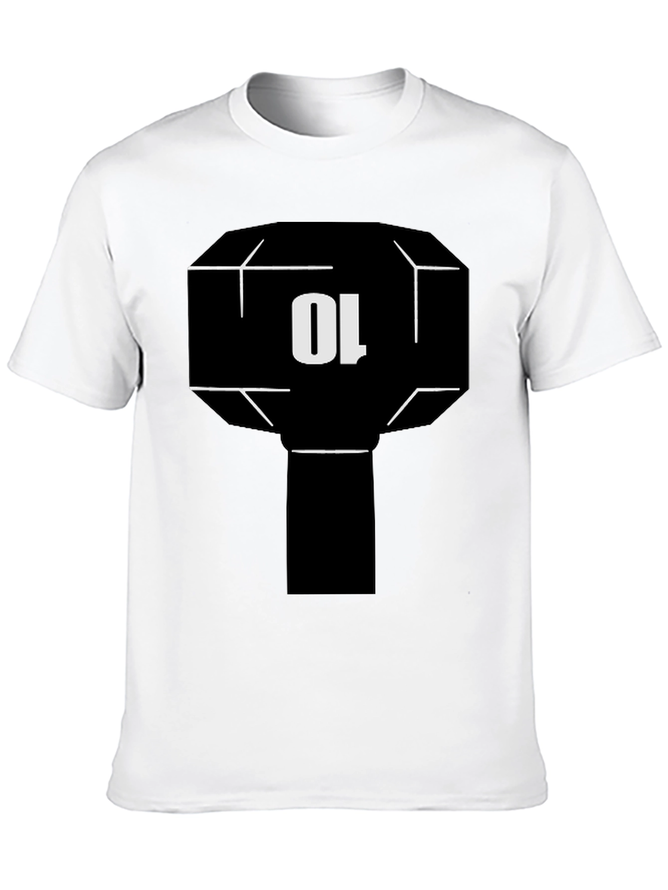 Black 10 Graphic Tee - Modern Streetwear