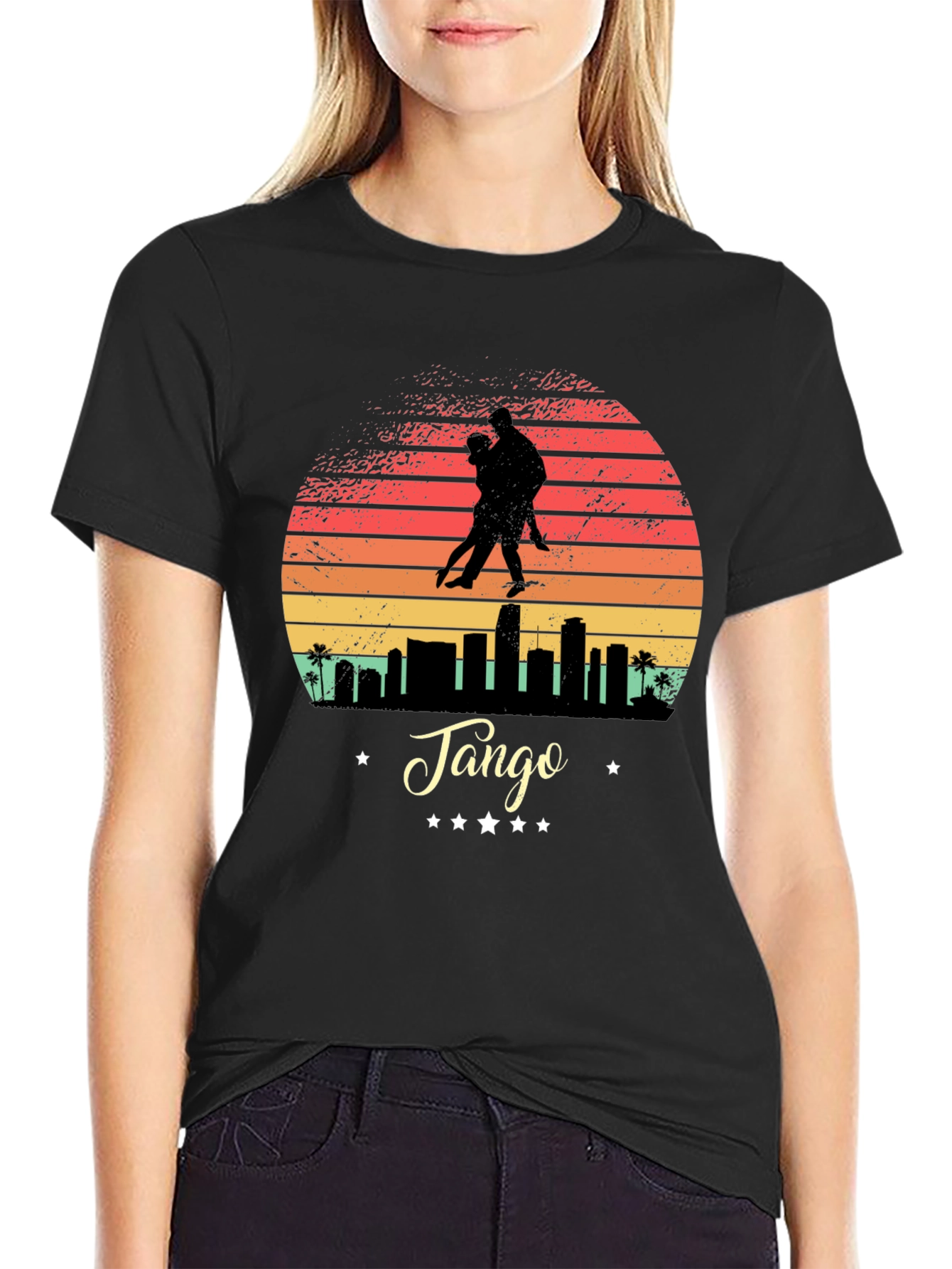 Tango City Sunset Tee - Stylish Graphic T-Shirt