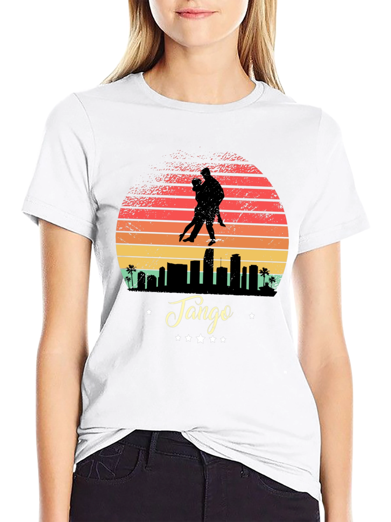 Tango City Sunset Tee - Stylish Graphic T-Shirt