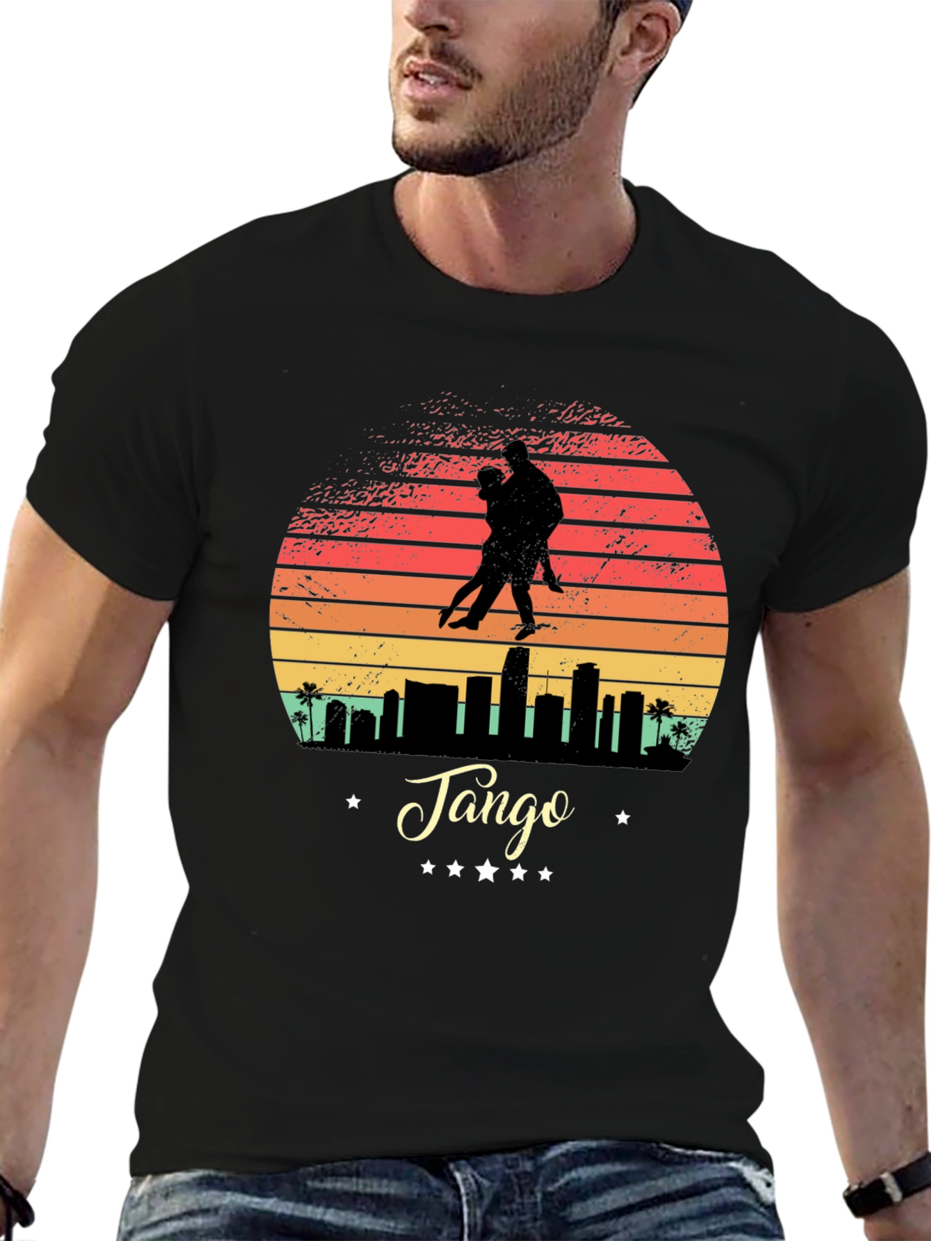 Tango City Sunset Tee - Stylish Graphic T-Shirt