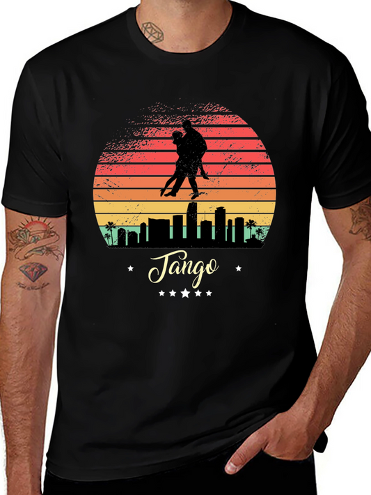 Tango City Sunset Tee - Stylish Graphic T-Shirt