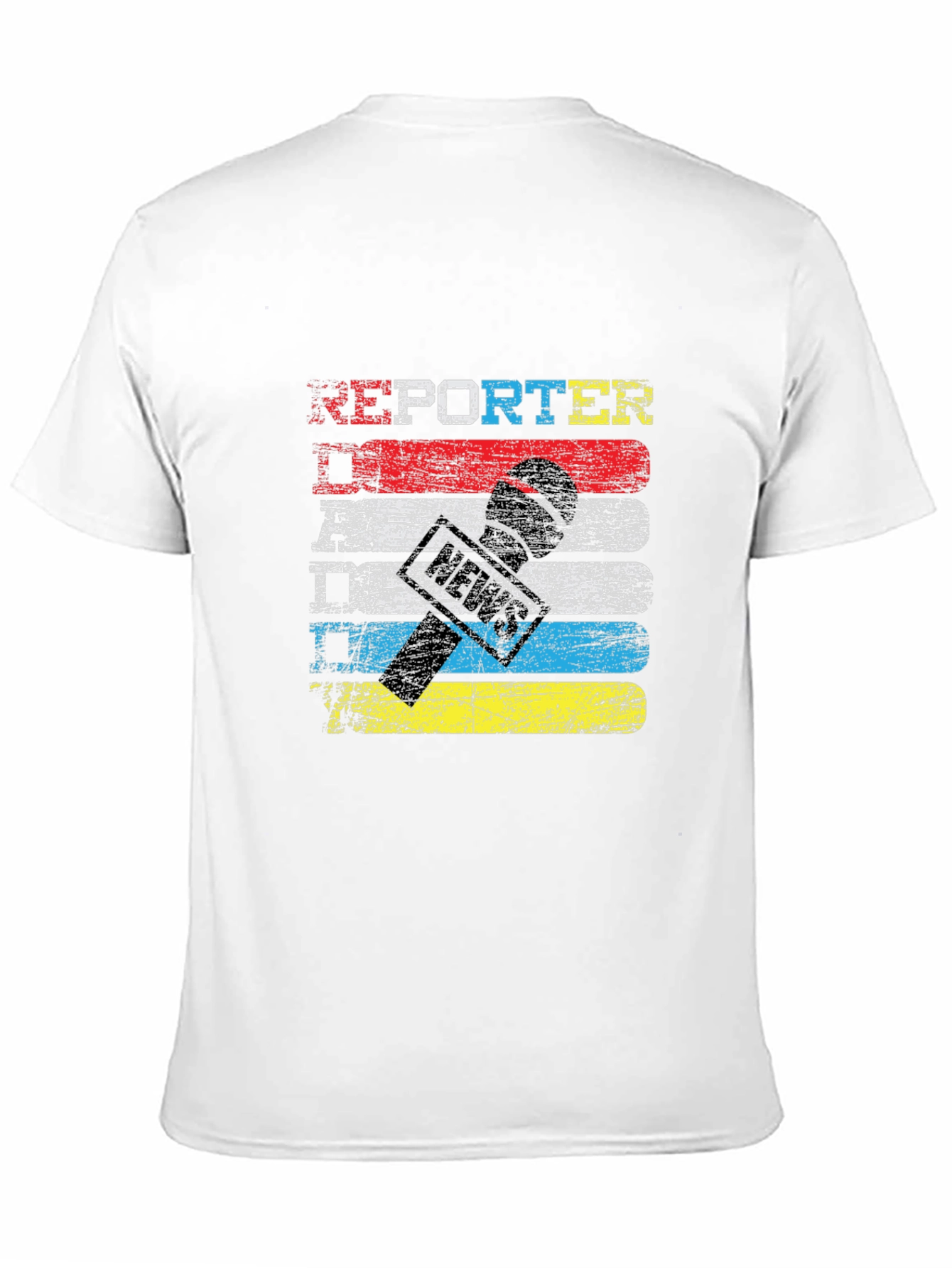 Reporter News Microphone T-Shirt