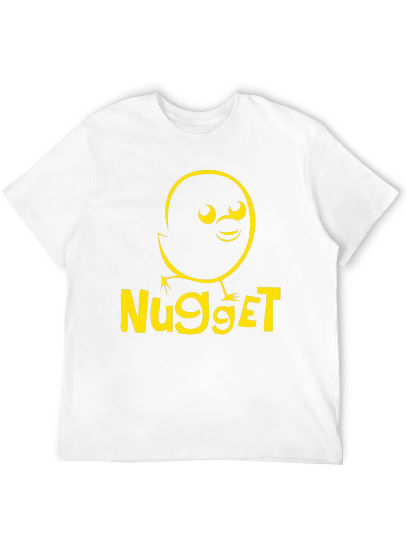 Nugget Chick Graphic Tee - Black Cotton T-Shirt