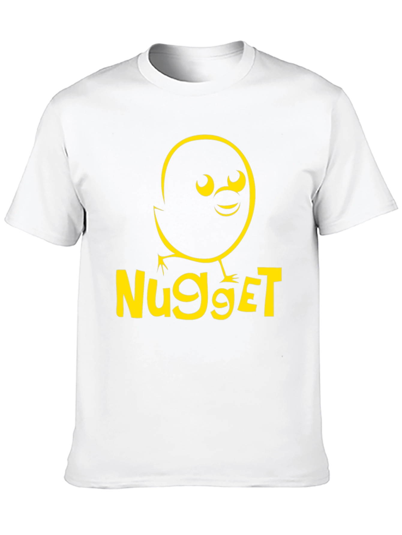 Nugget Chick Graphic Tee - Black Cotton T-Shirt